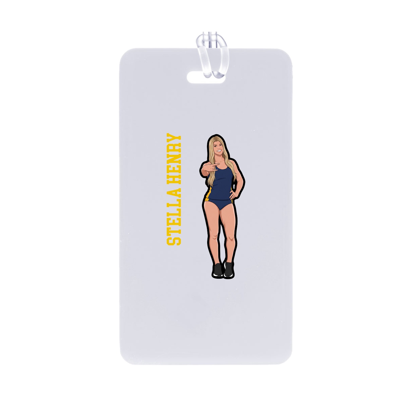Bag Tag — Name Vertical in Classic