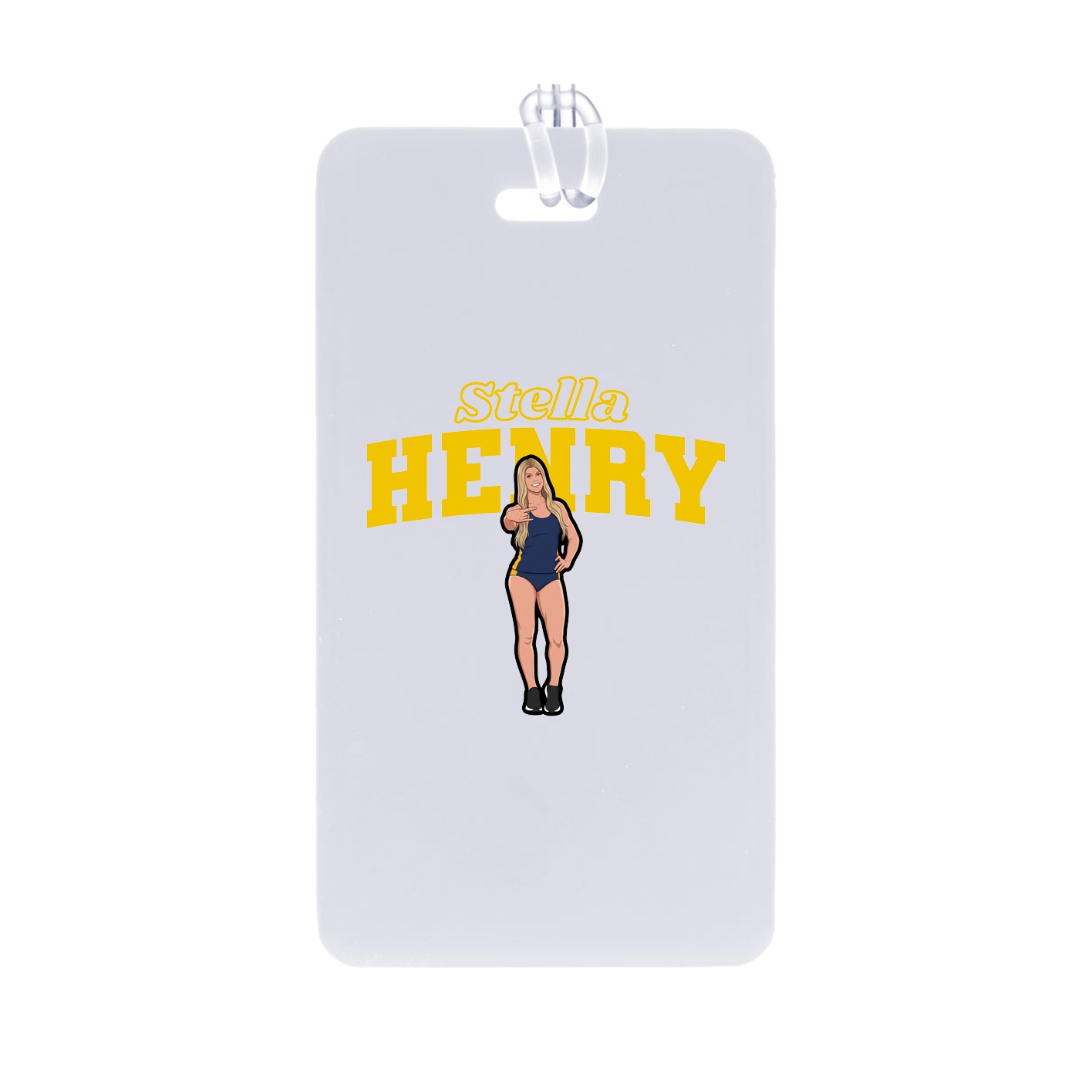Bag Tag — Name Arch in Classic