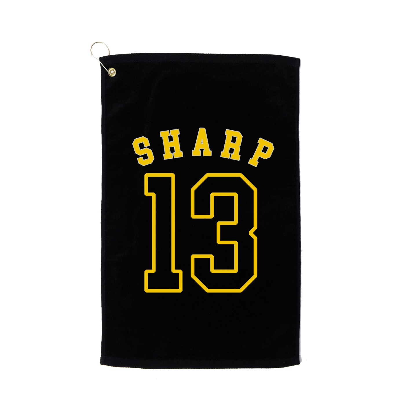 Golf Towel — Shirsey Arch in Black