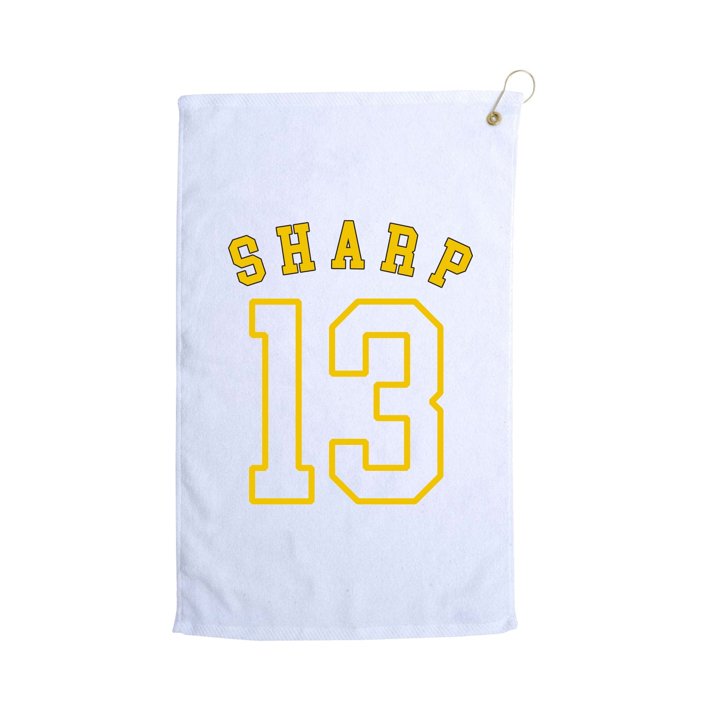 Golf Towel — Shirsey Arch in White