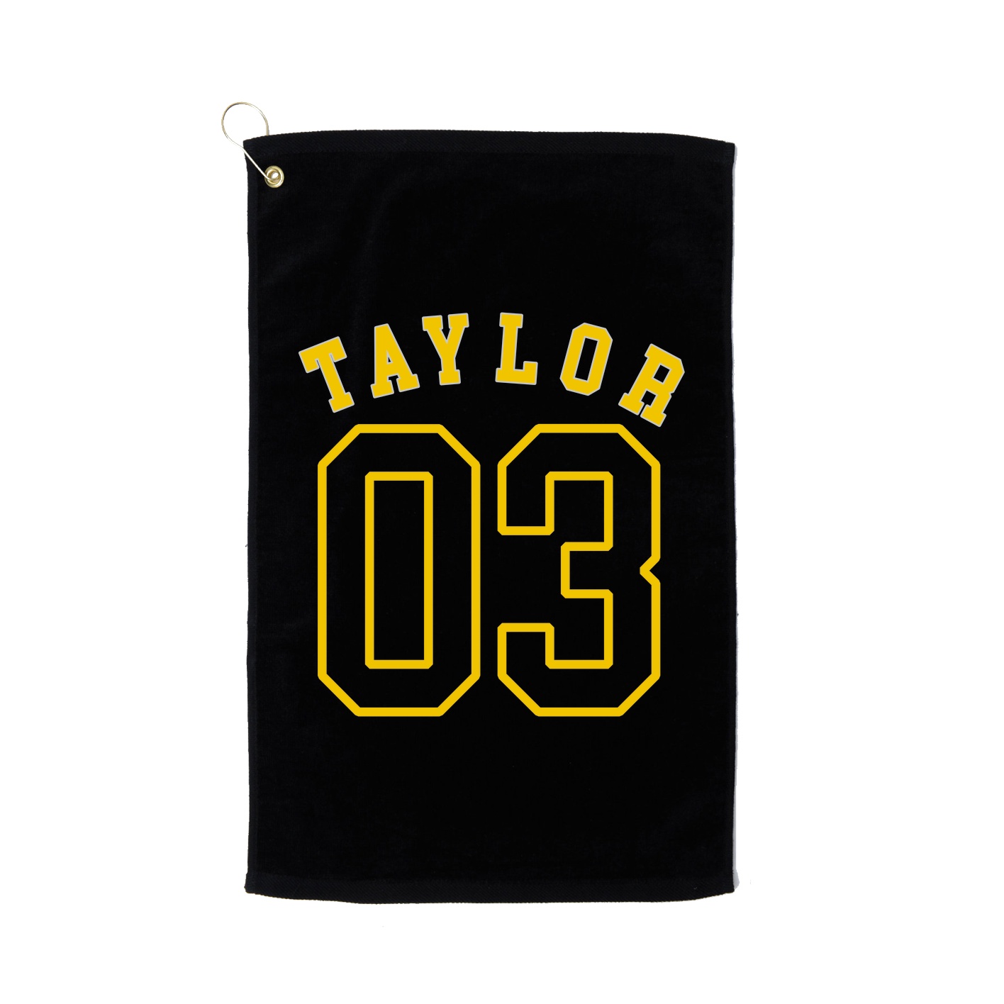 Golf Towel — Shirsey Arch in Black