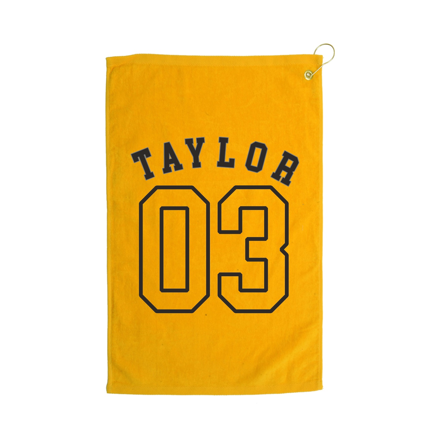 Golf Towel — Shirsey Arch in Gold