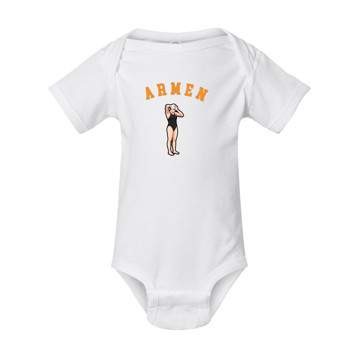 Baby Onesie — Shirsey Arch in White