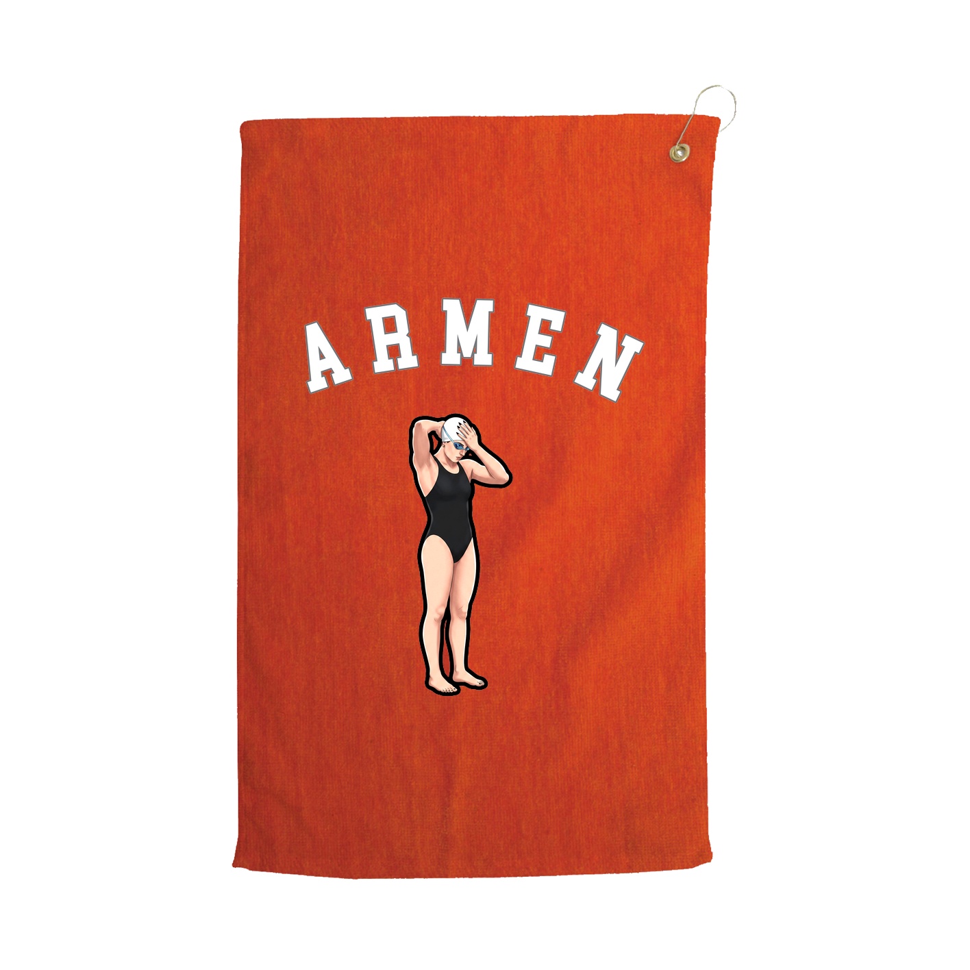 Golf Towel — Shirsey Arch in Orange