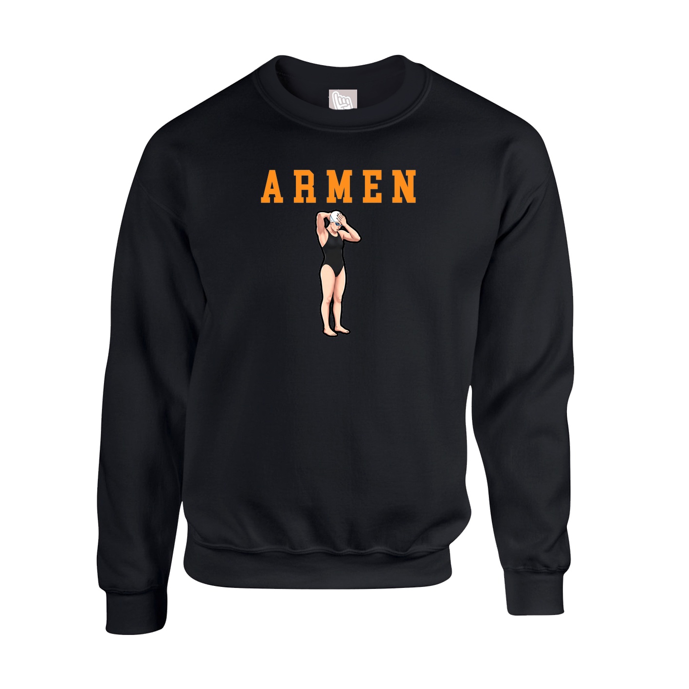 Fleece Crew — Shirsey in Black
