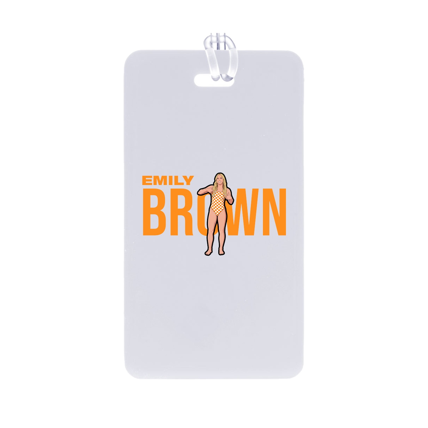 Bag Tag — Player Name in Classic