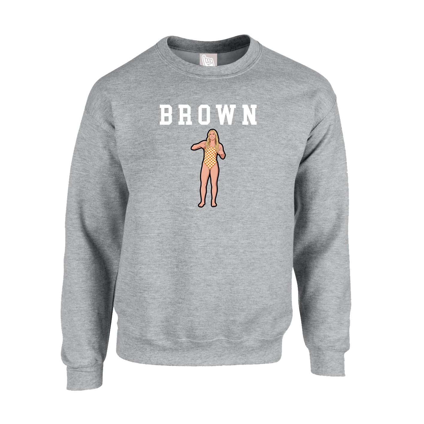 Fleece Crew — Shirsey in Grey