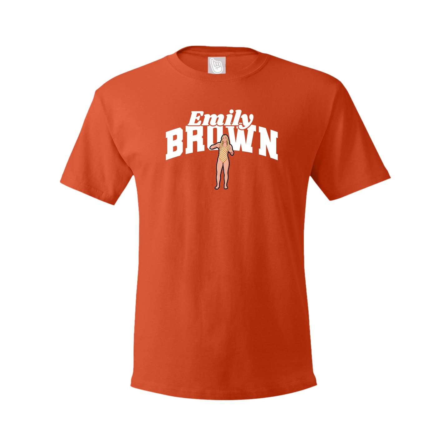 Tee — Signature Arch in Orange