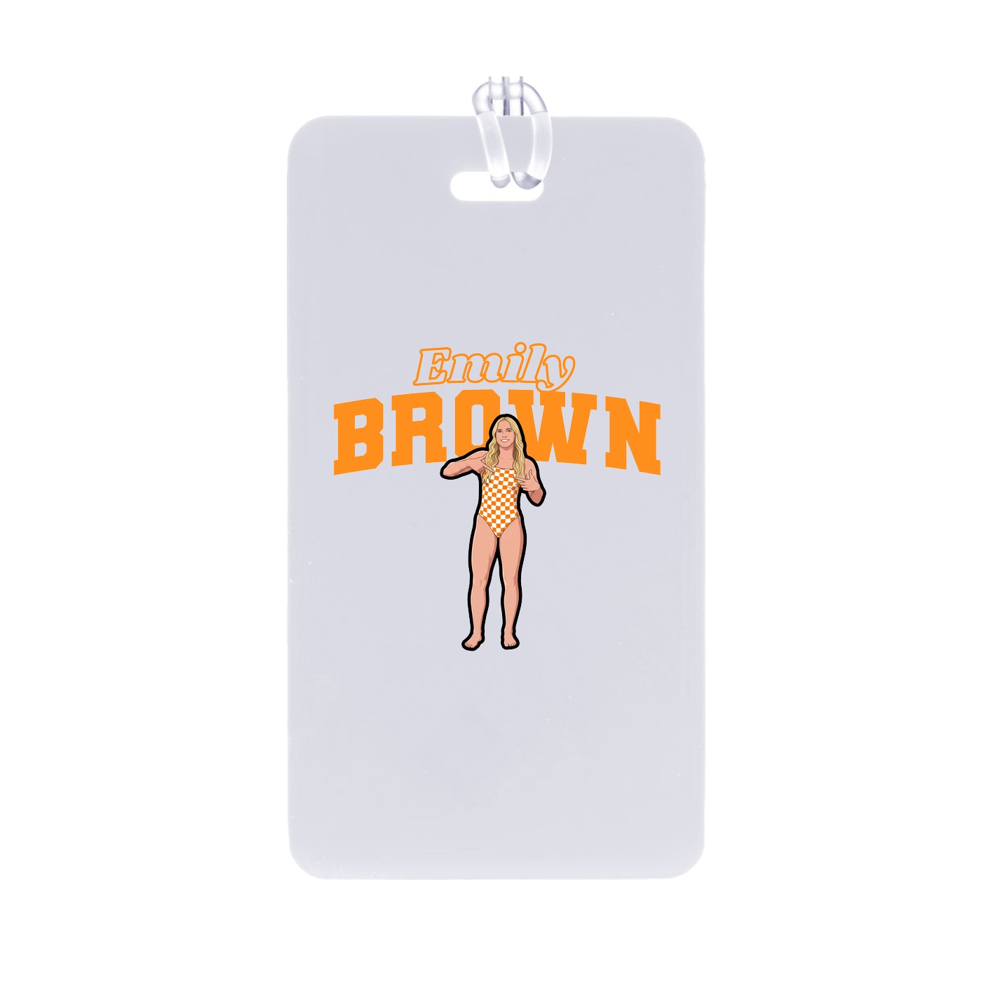 Bag Tag — Name Arch in Classic