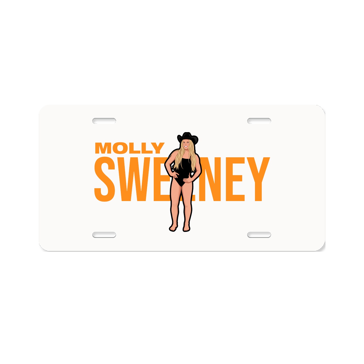 License Plate — Player Name in Classic