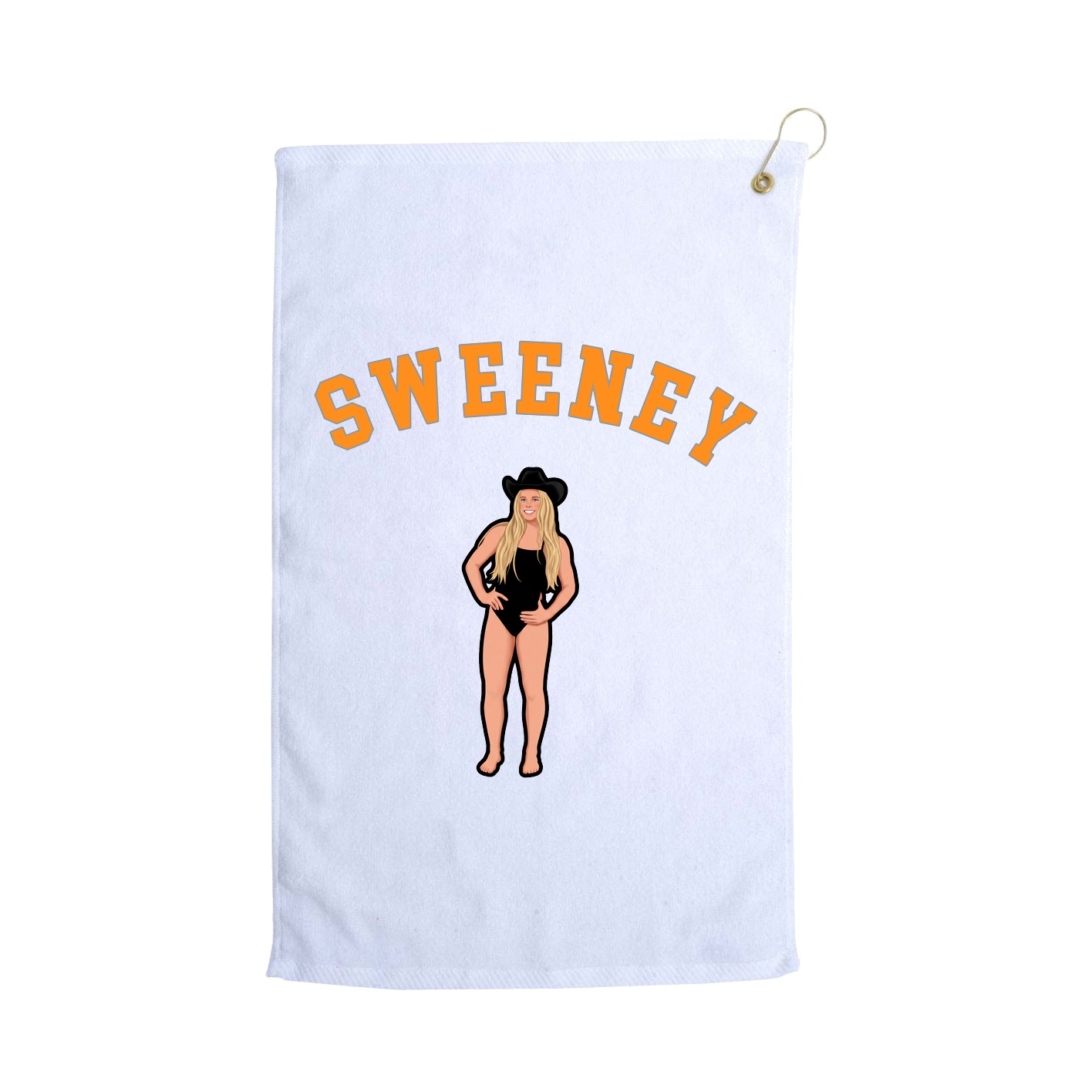 Golf Towel — Shirsey Arch in White