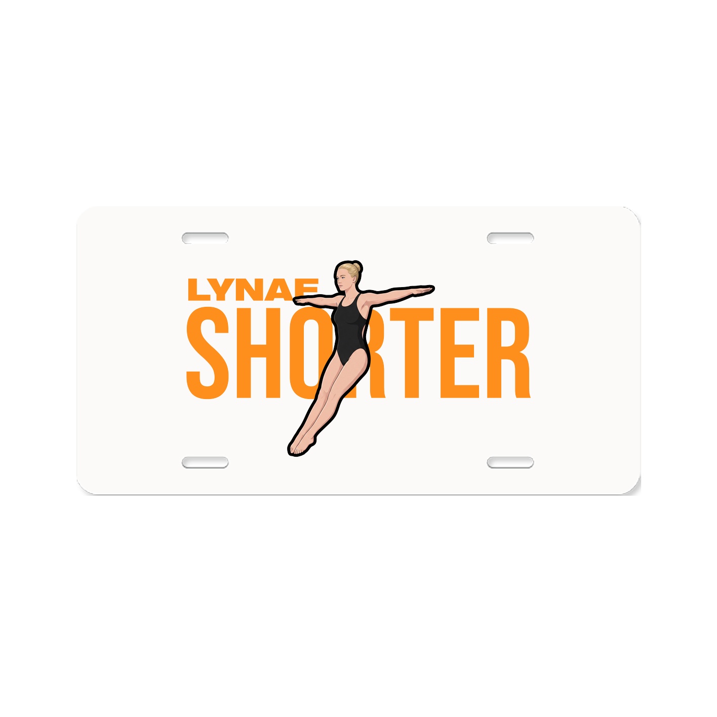 License Plate — Player Name in Classic