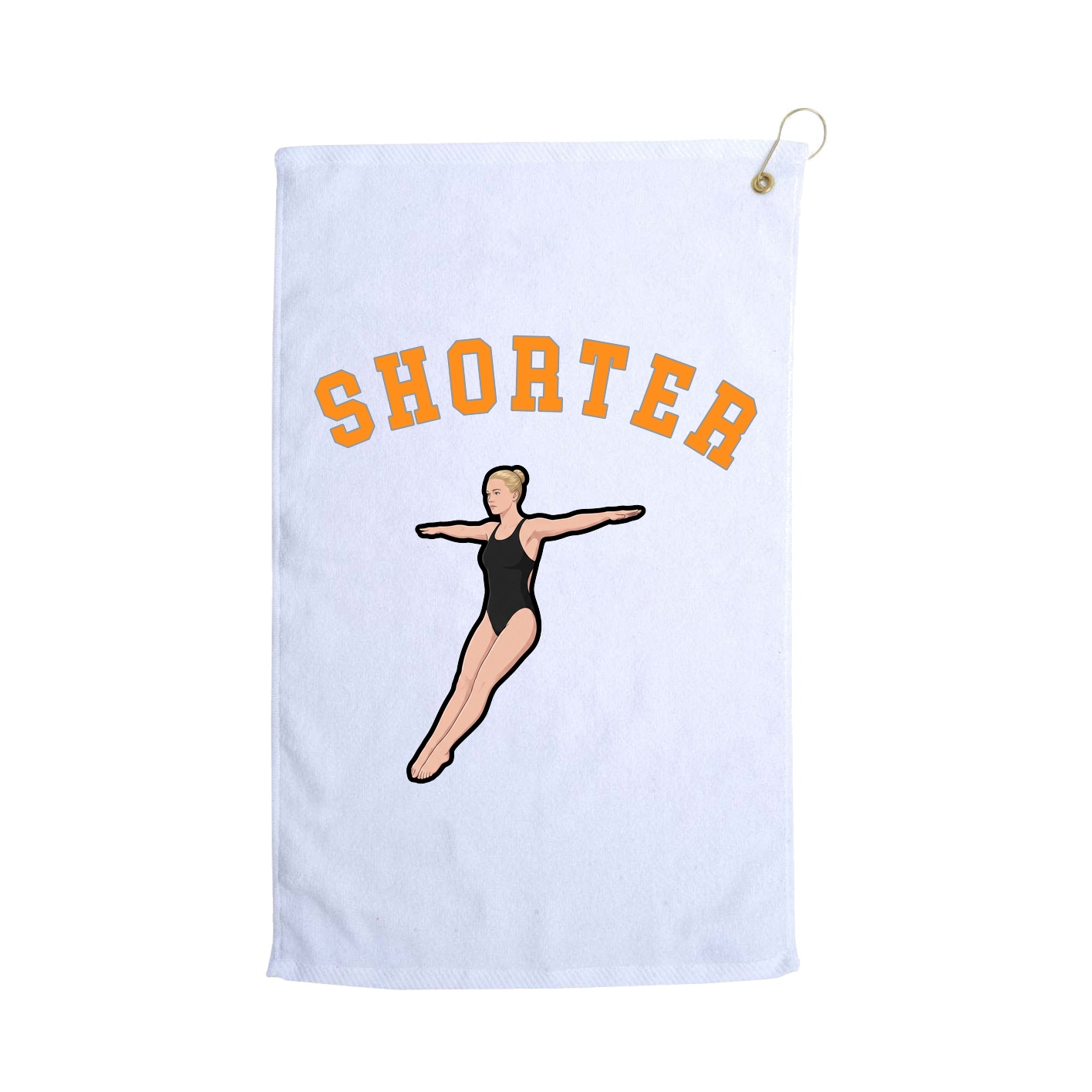 Golf Towel — Shirsey Arch in White