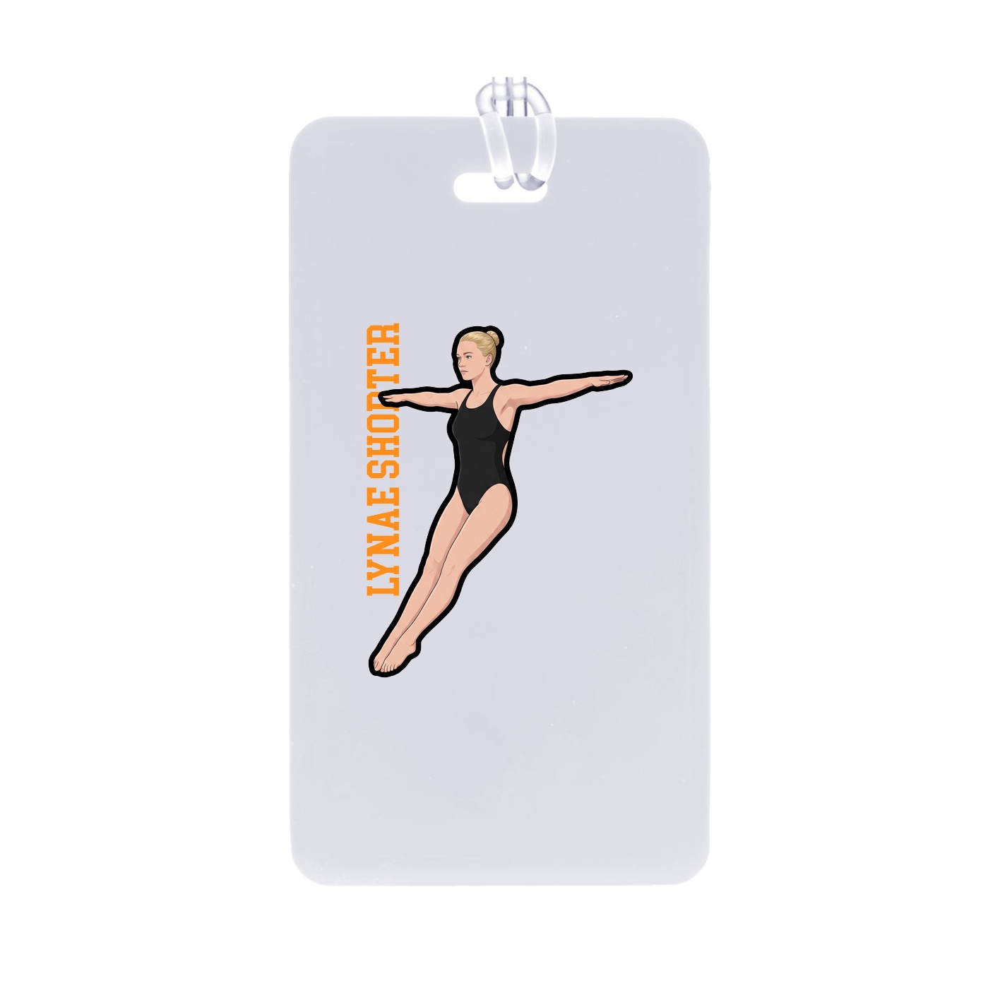 Bag Tag — Name Vertical in Classic