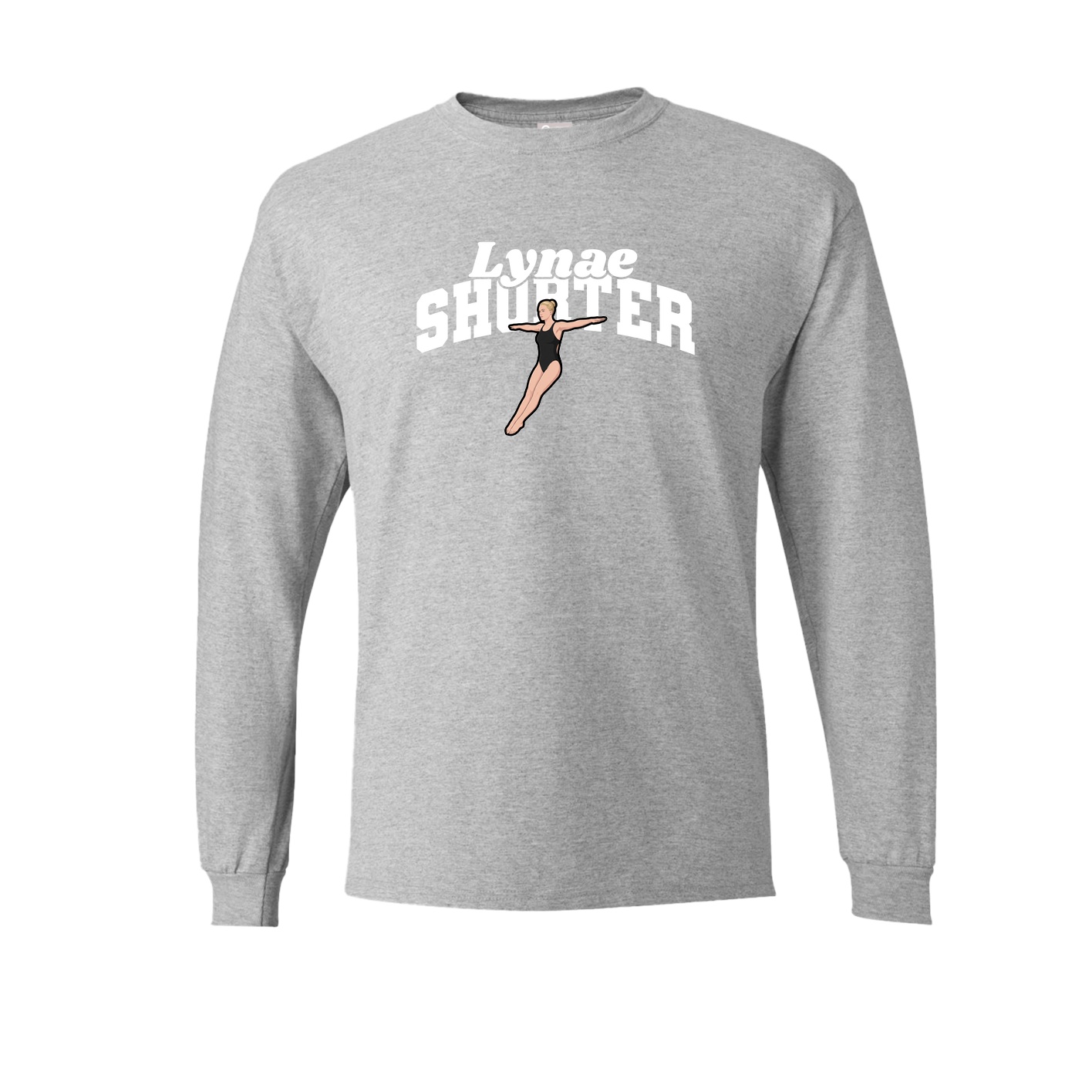 Long Sleeve Tee — Signature Arch in Grey
