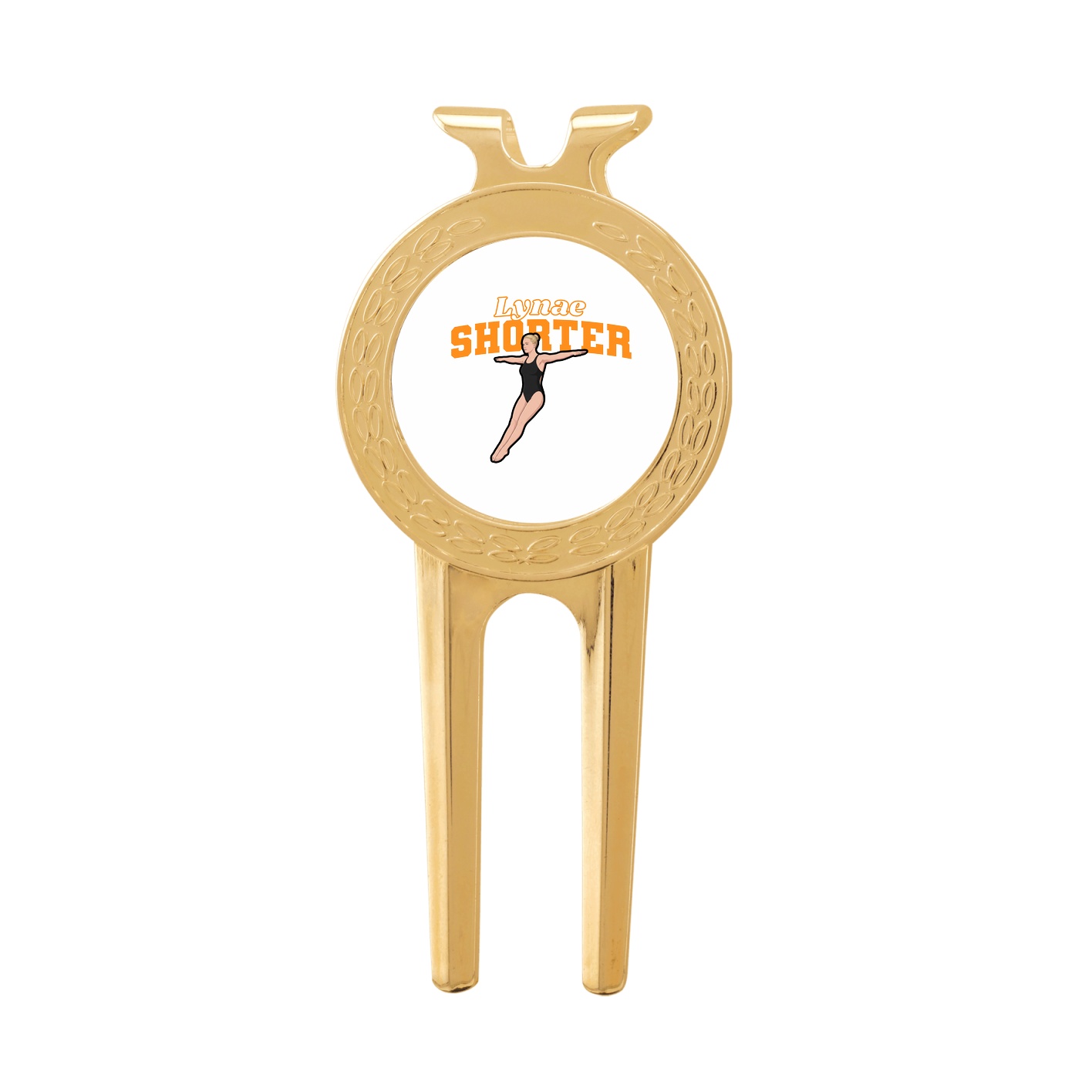 Divot Tool with Ball Marker — Name Arch in Classic