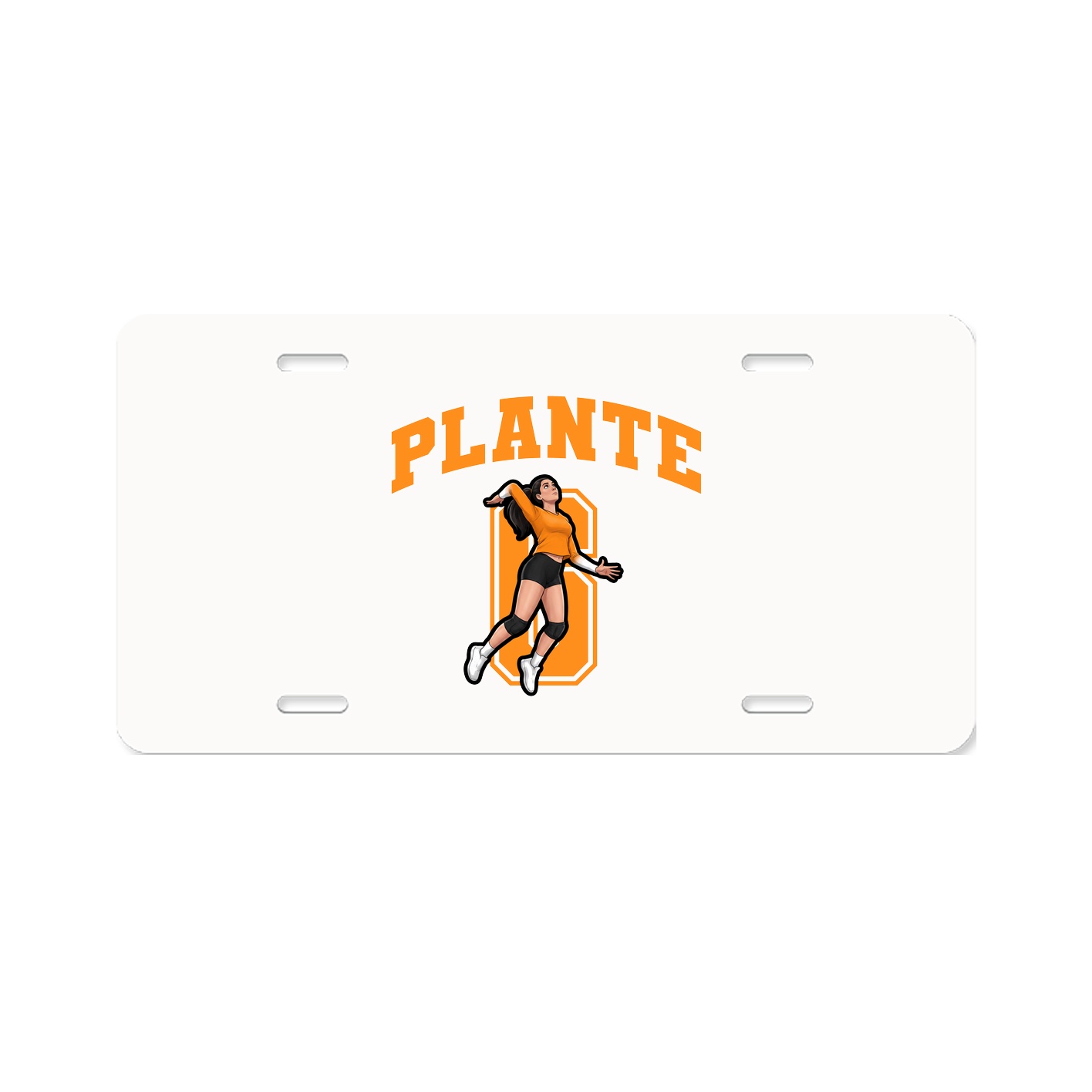 License Plate — Number in Classic