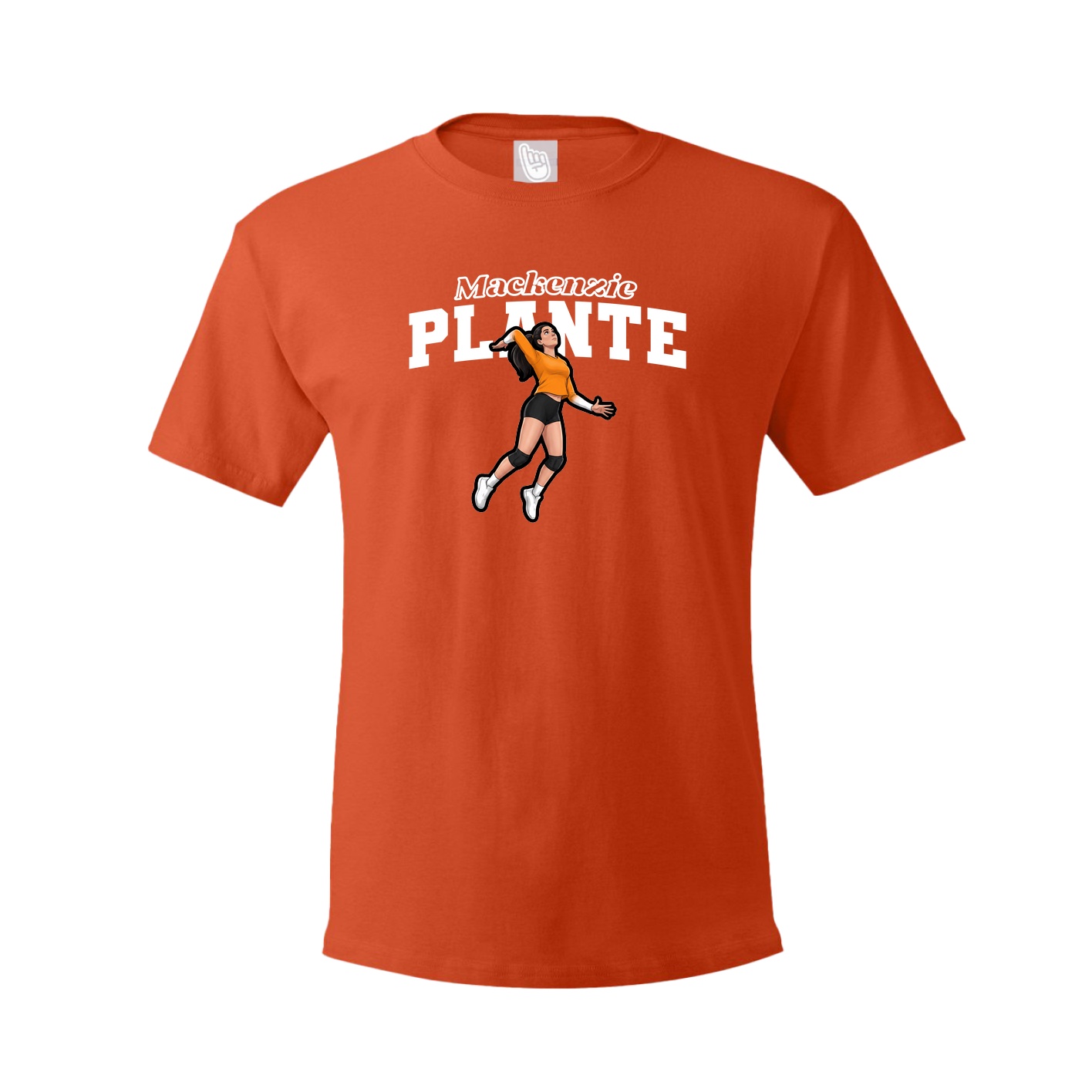 Tee — Name Arch in Orange