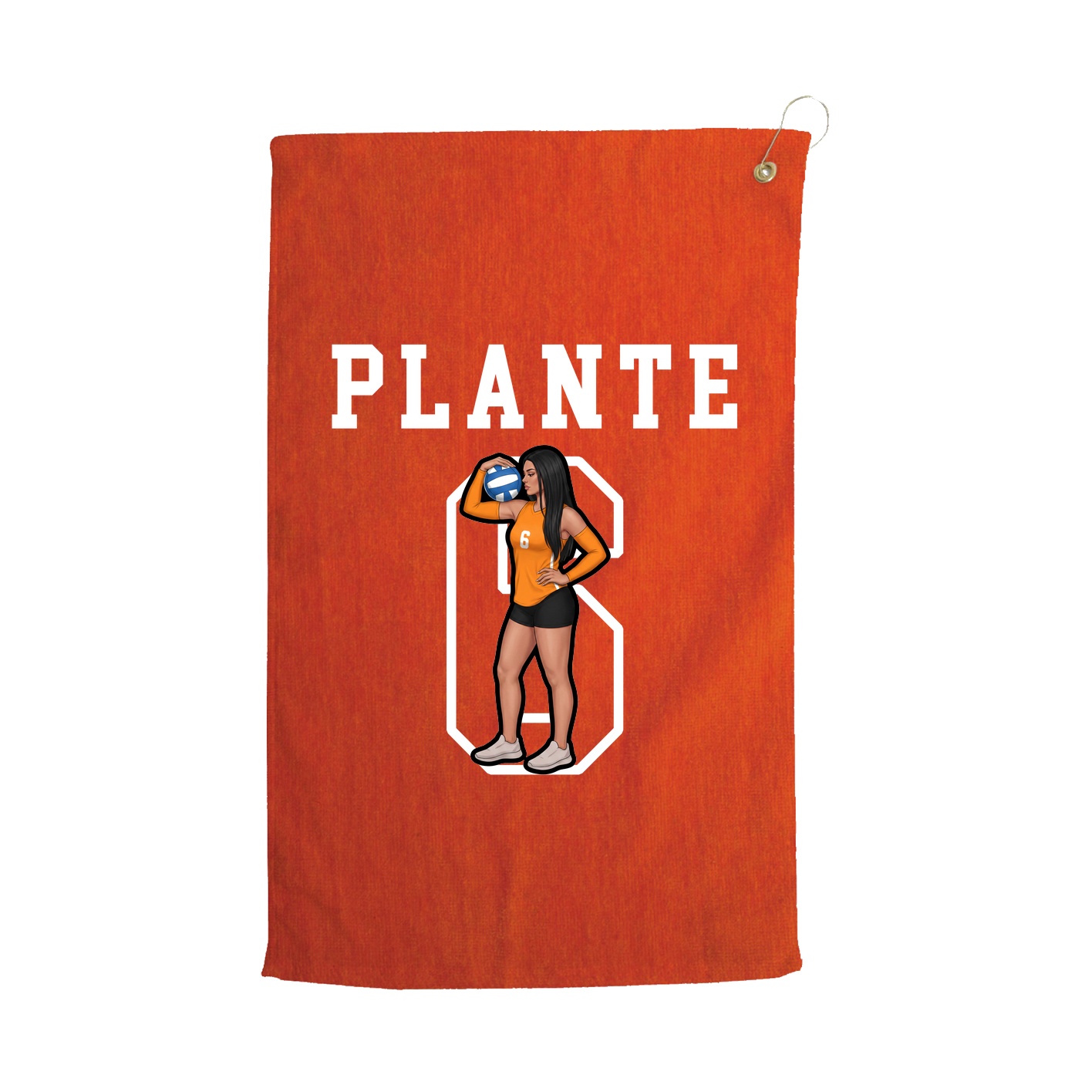 Golf Towel — Shirsey in Orange
