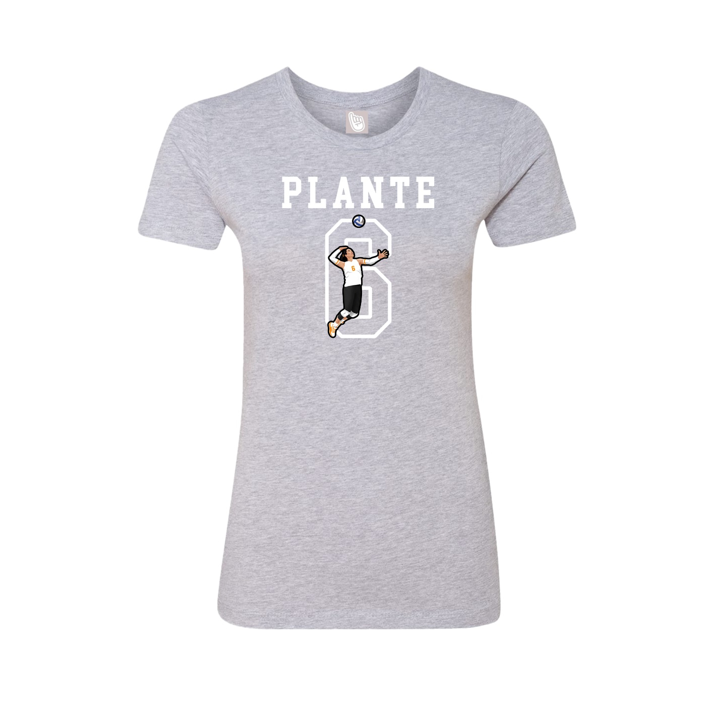 Fitted Women's Tee — Shirsey in Grey