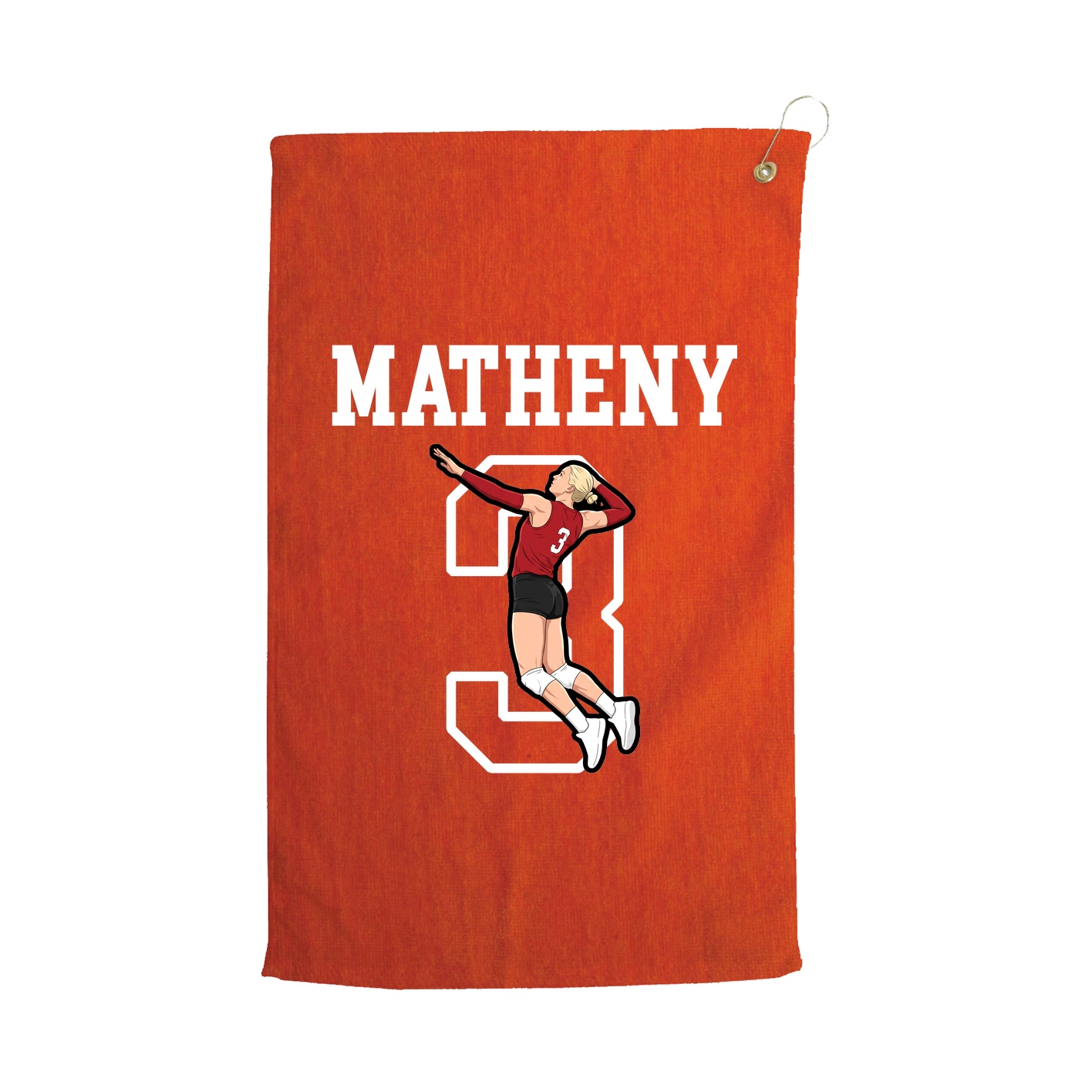 Golf Towel — Shirsey in Orange