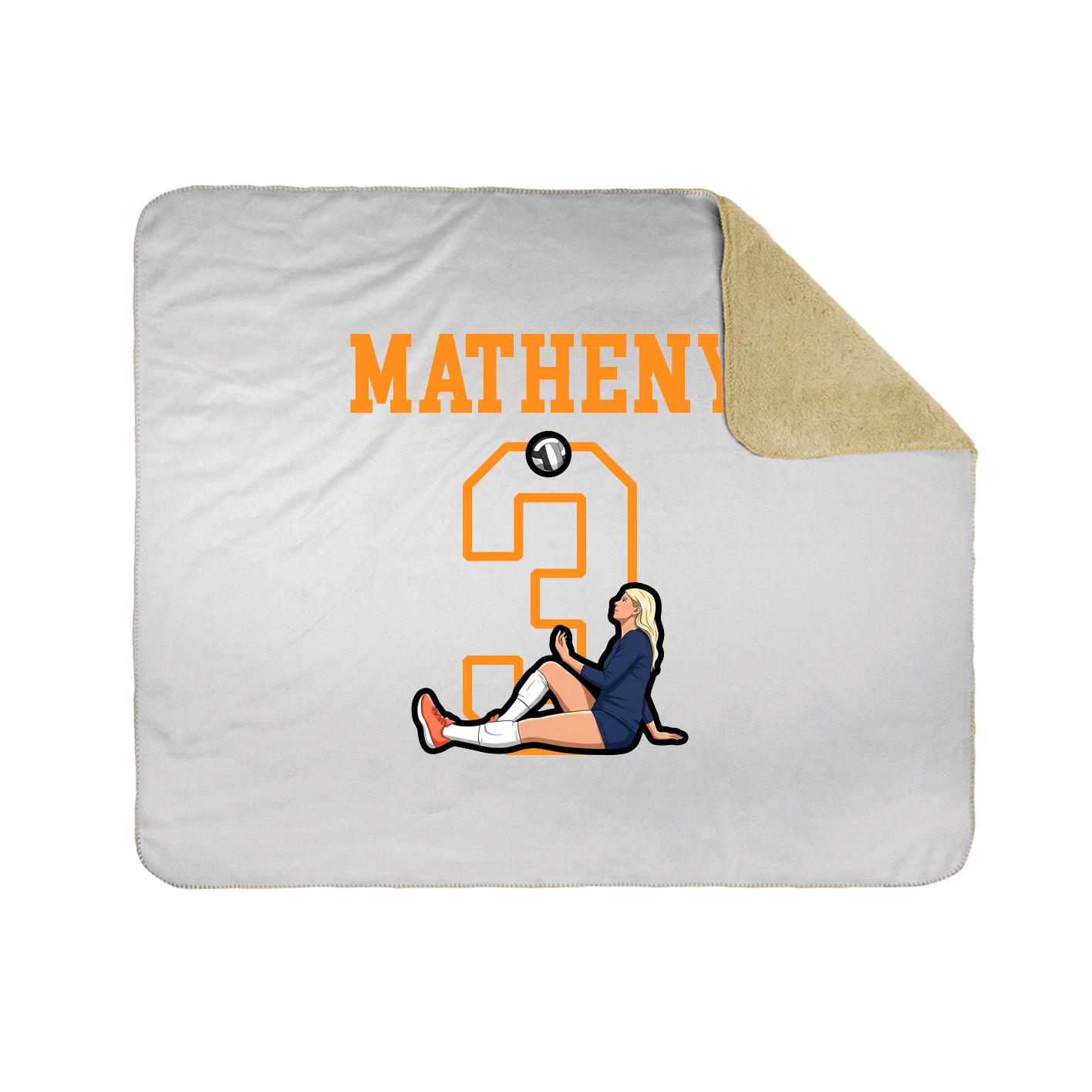 Throw Blanket — Shirsey in White