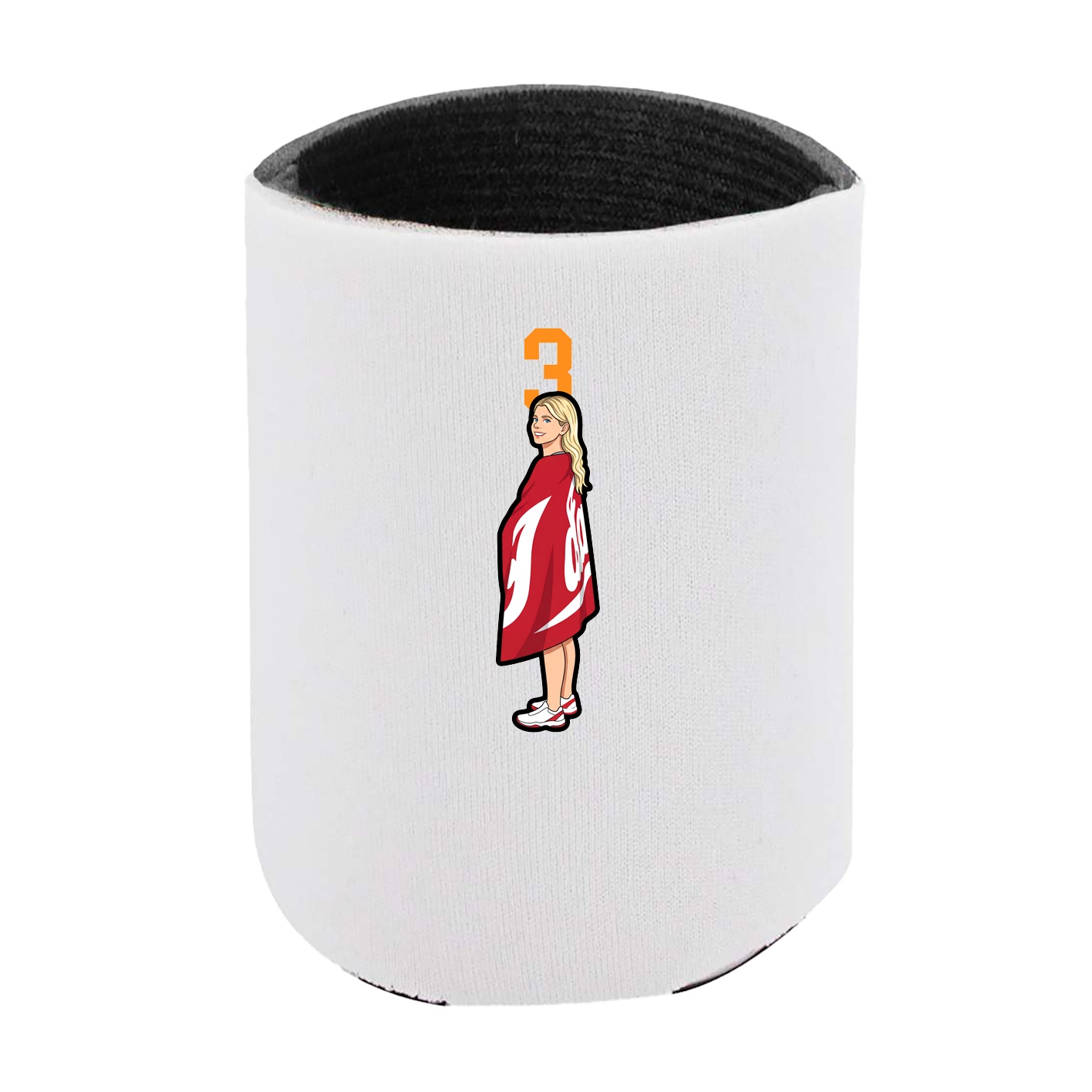 Can Holder — Number Top in White