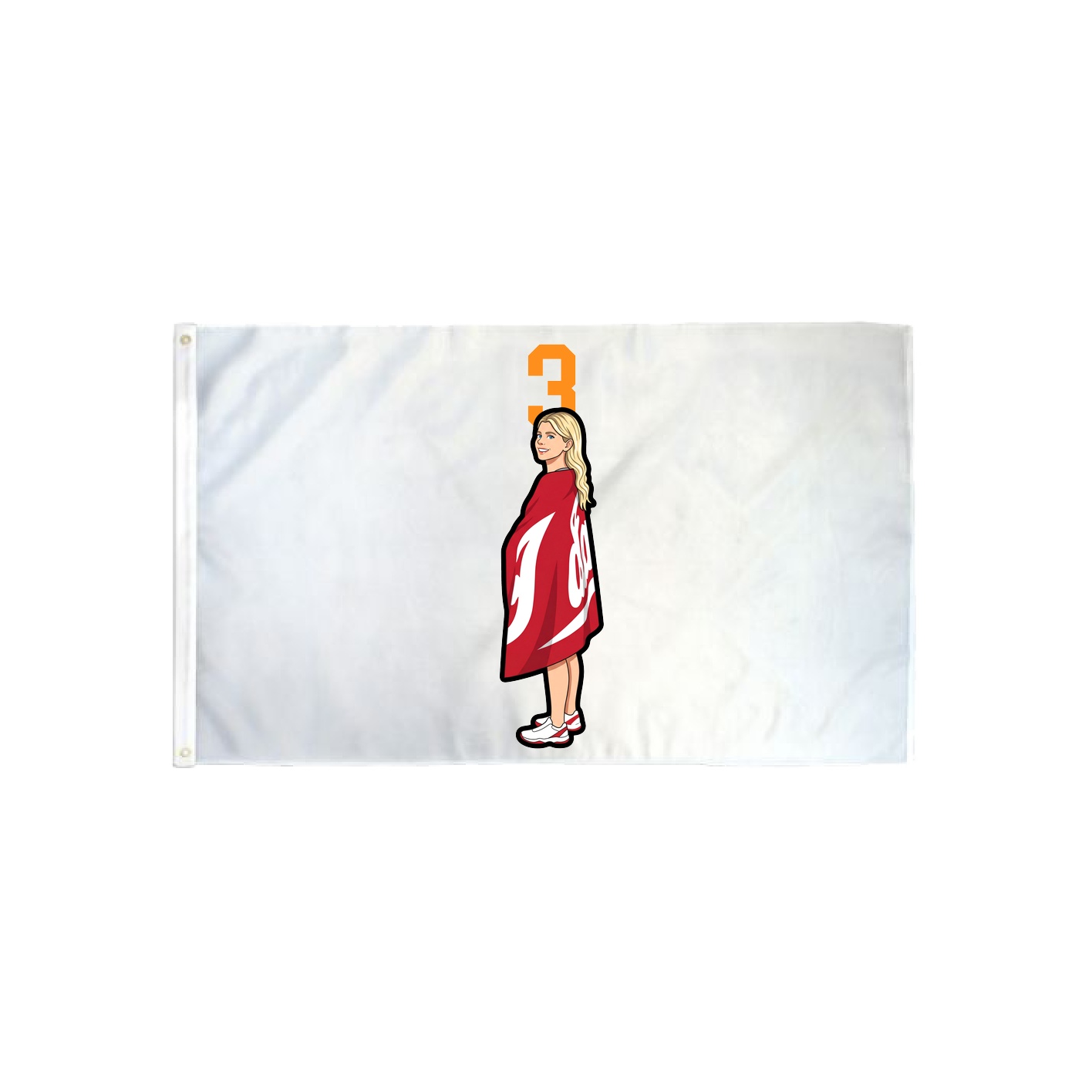 3x5 Flag — Number Top in Classic
