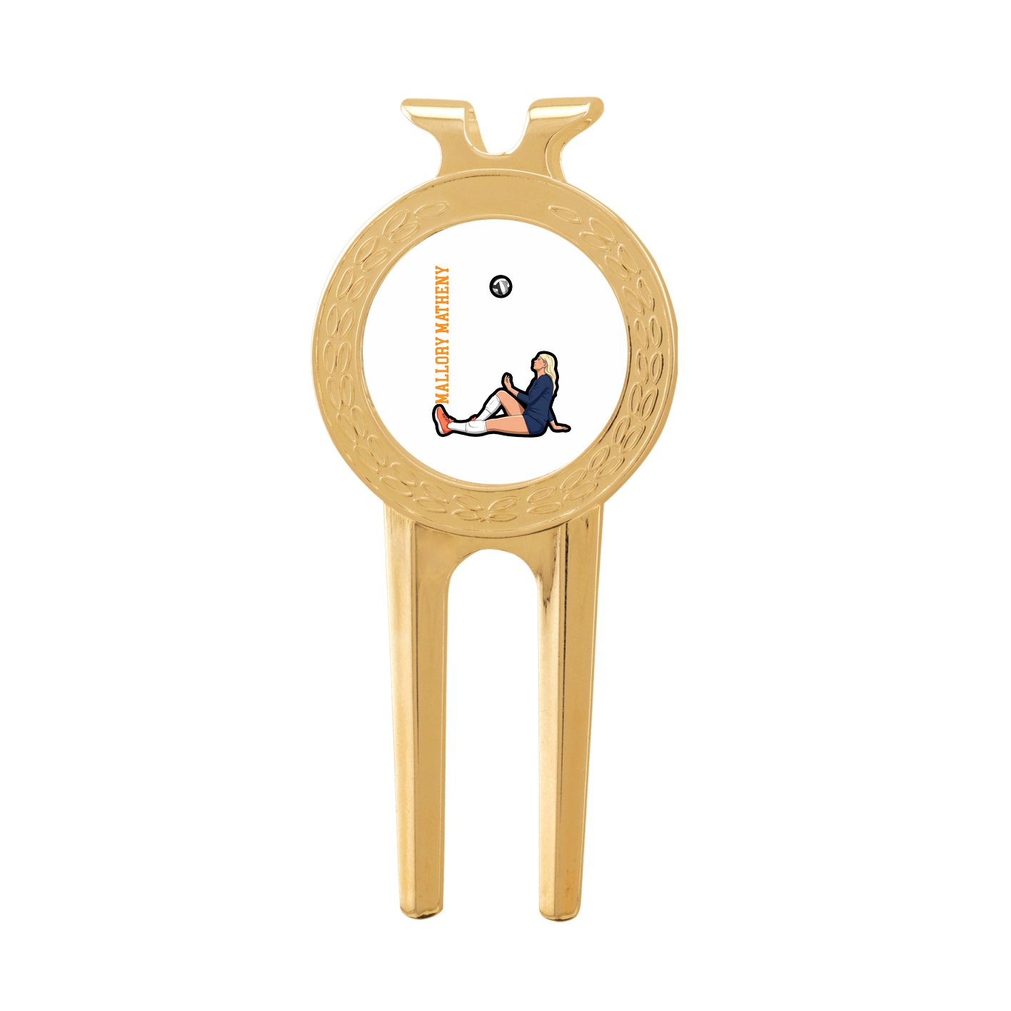 Divot Tool with Ball Marker — Name Vertical in Classic
