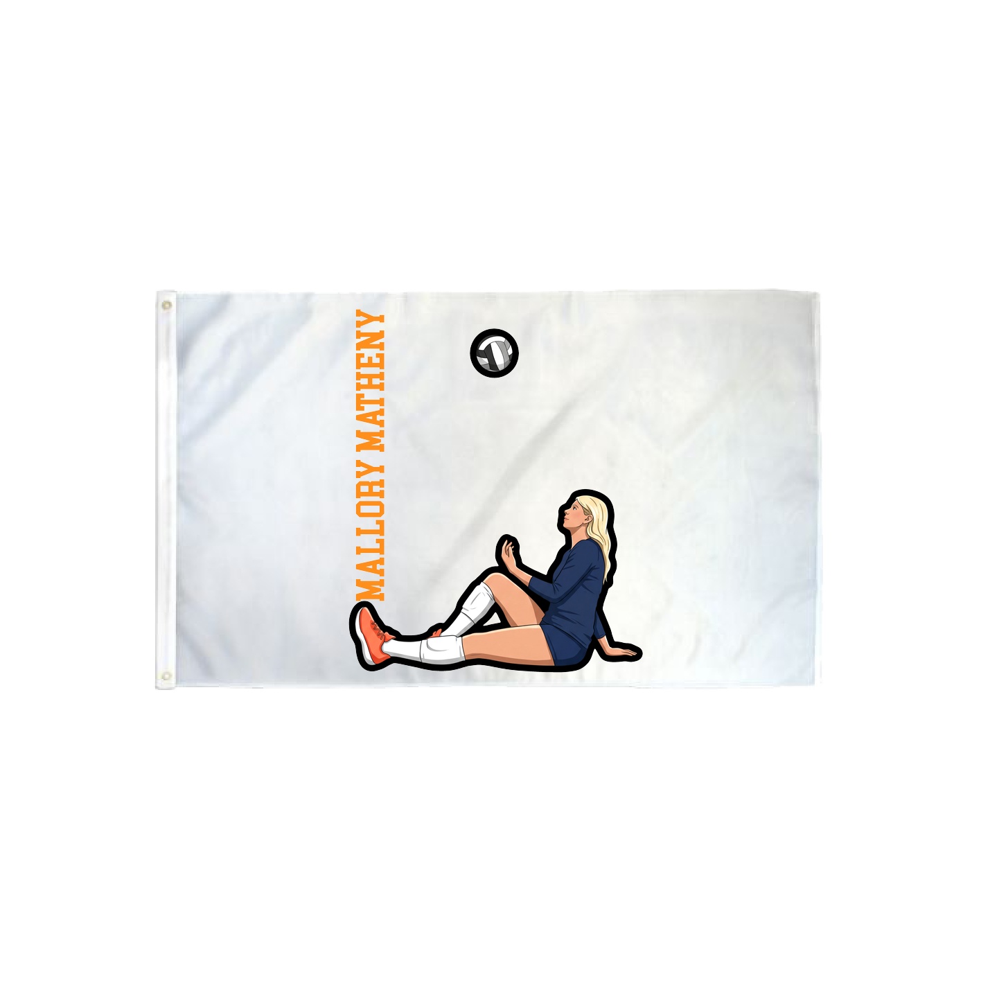 3x5 Flag — Name Vertical in Classic
