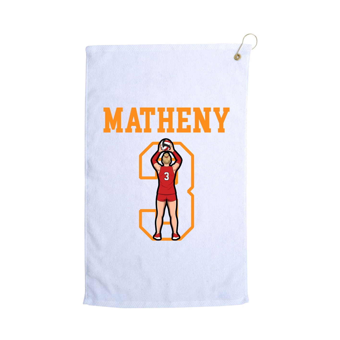 Golf Towel — Shirsey in White