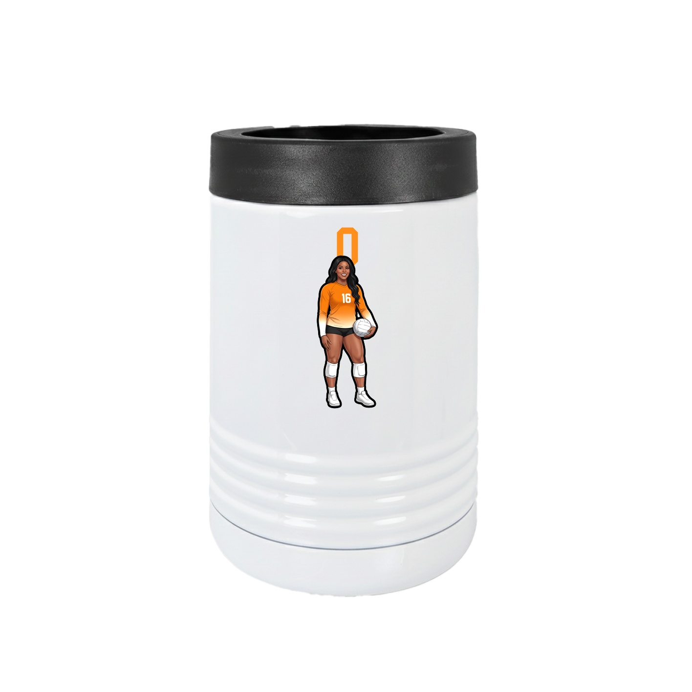 Beverage Holder — Number Top in White