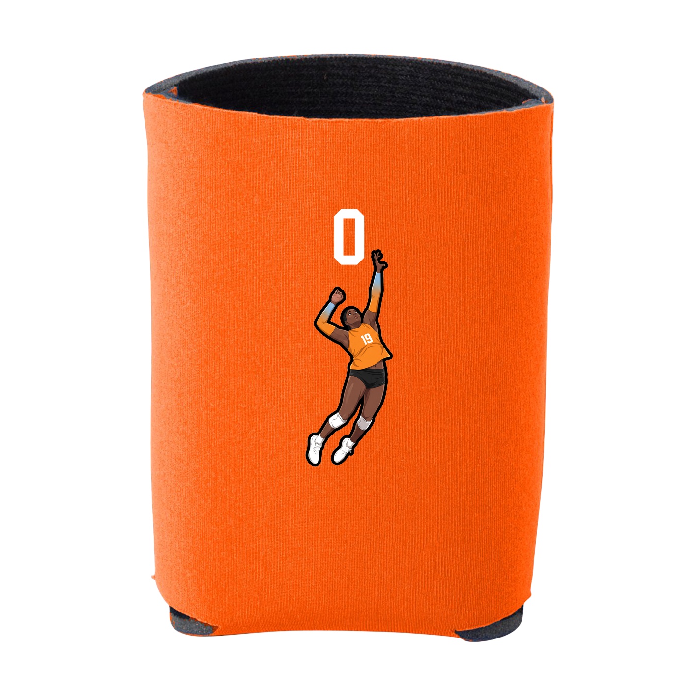 Can Holder — Number Top in Orange