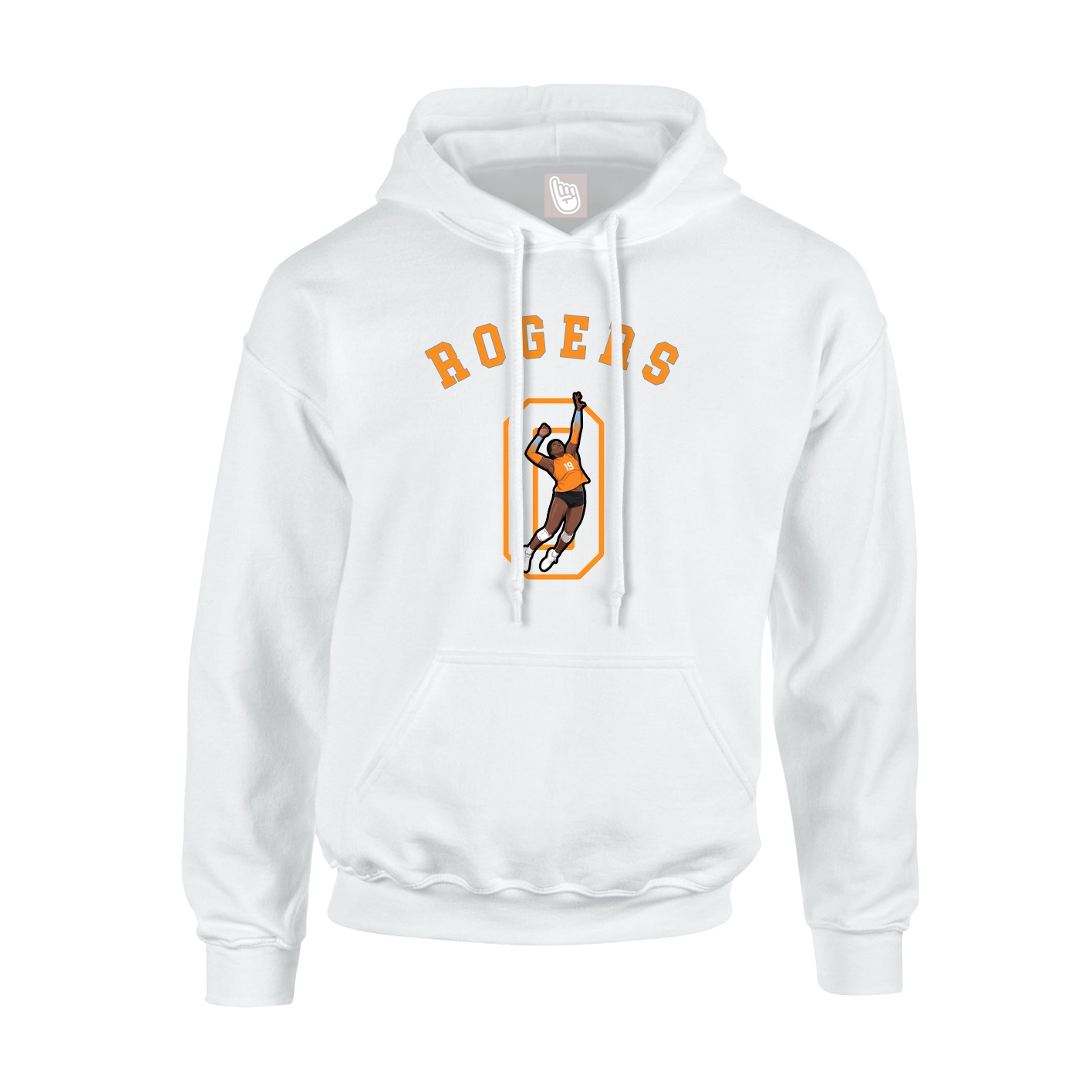 Hoodie — Shirsey Arch in White