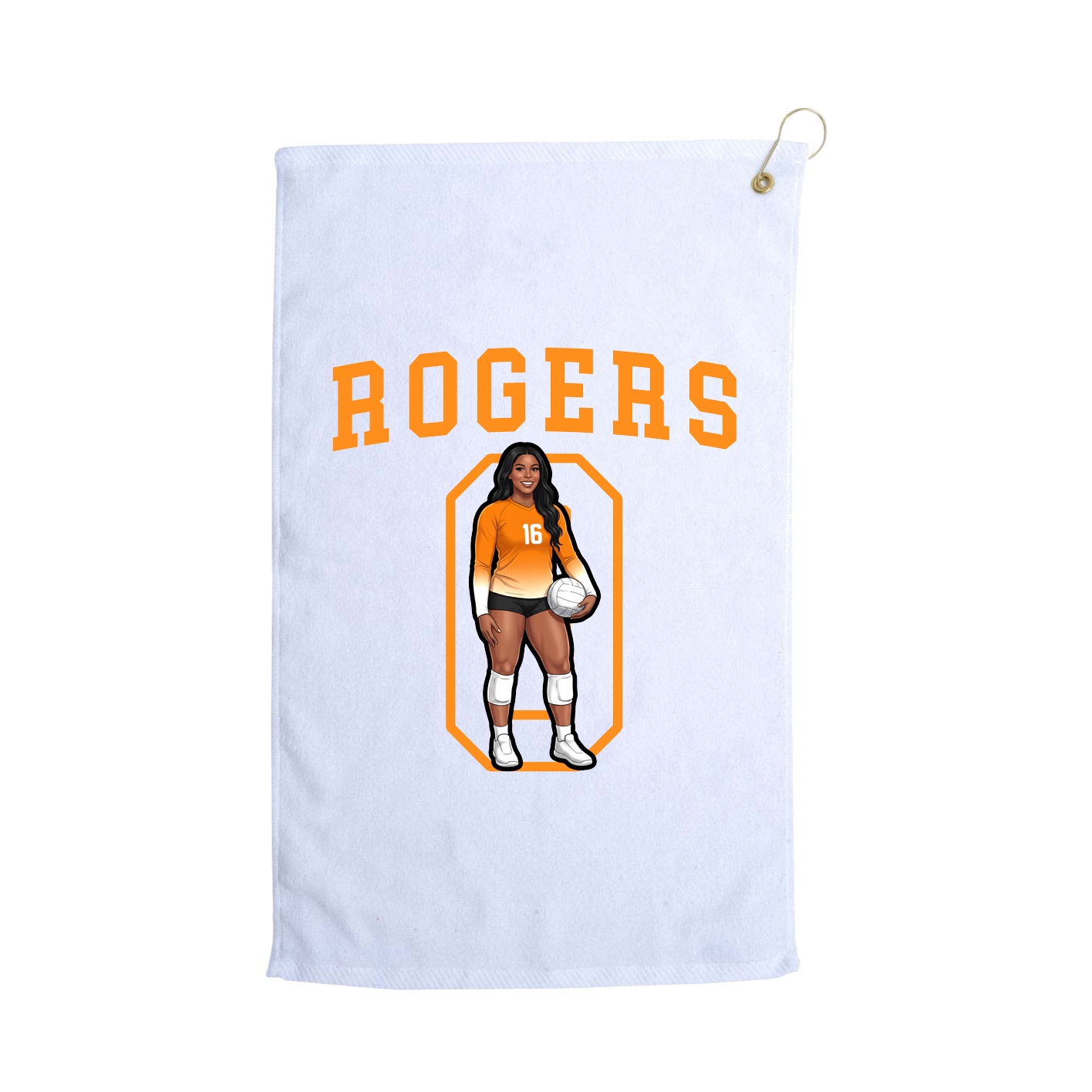 Golf Towel — Shirsey in White