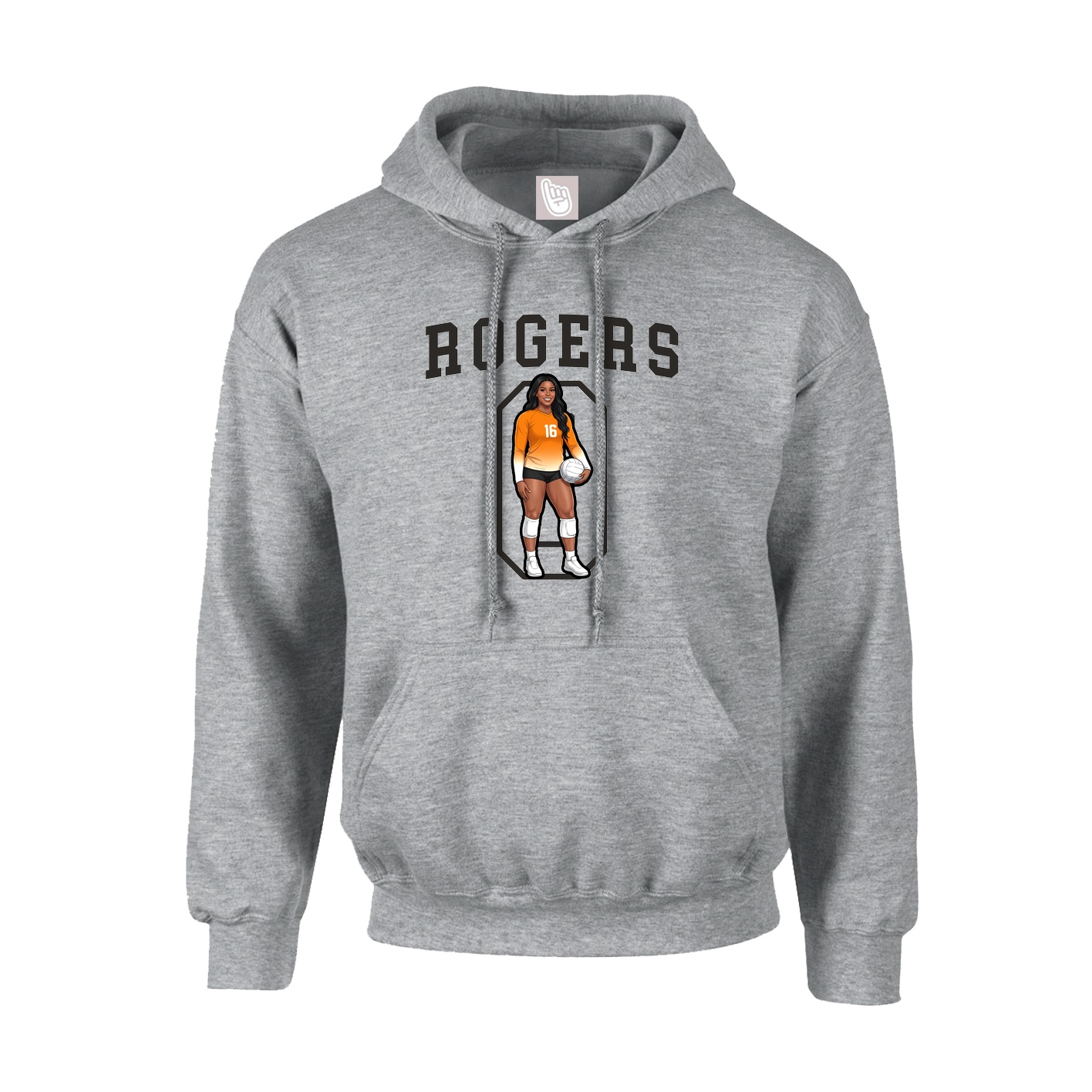 Hoodie — Shirsey in Grey