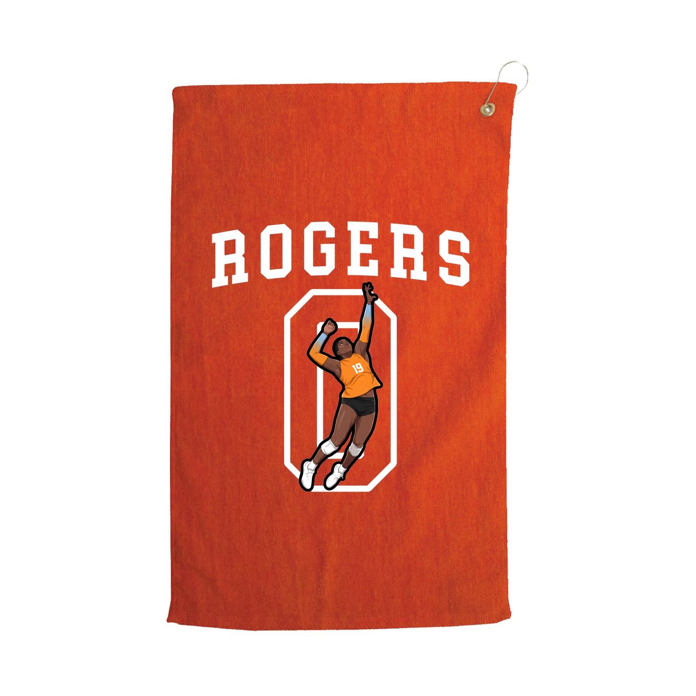 Golf Towel — Shirsey in Orange