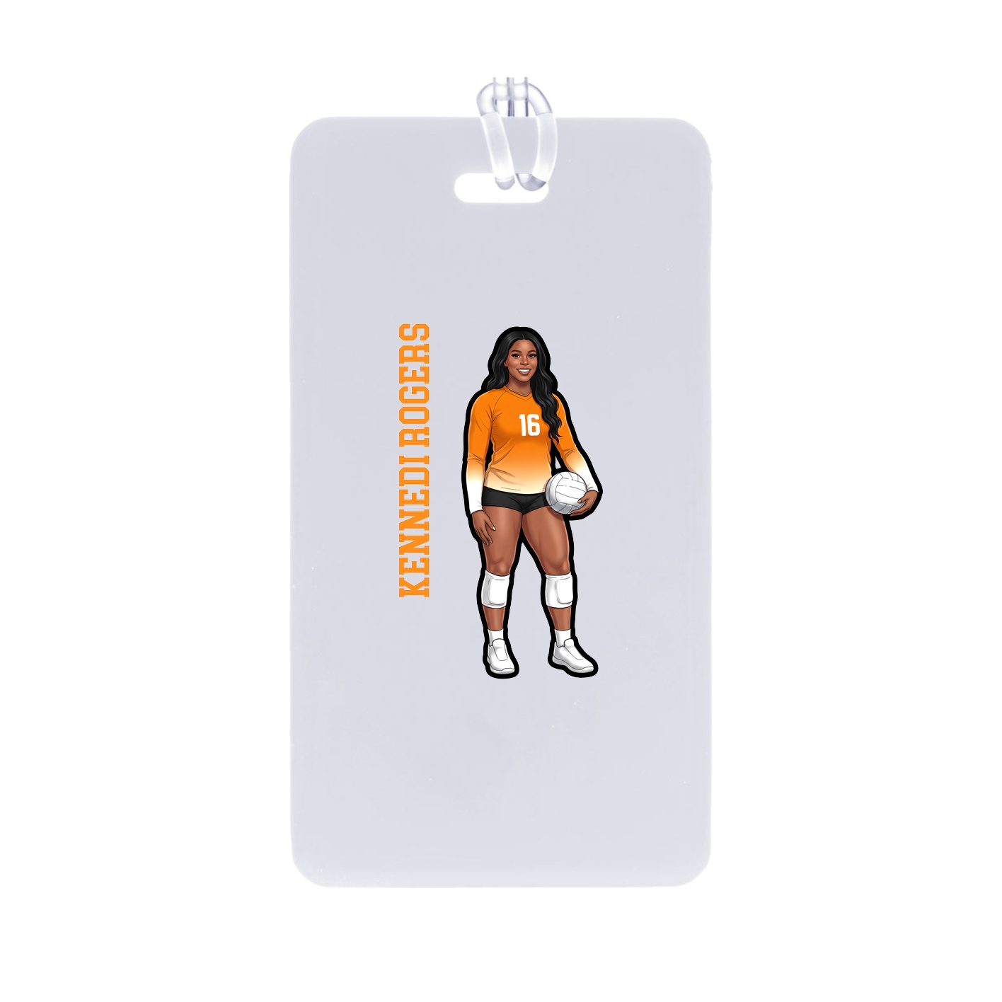 Bag Tag — Name Vertical in Classic