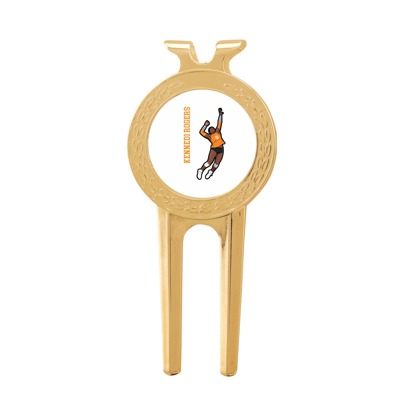 Divot Tool with Ball Marker — Name Vertical in Classic