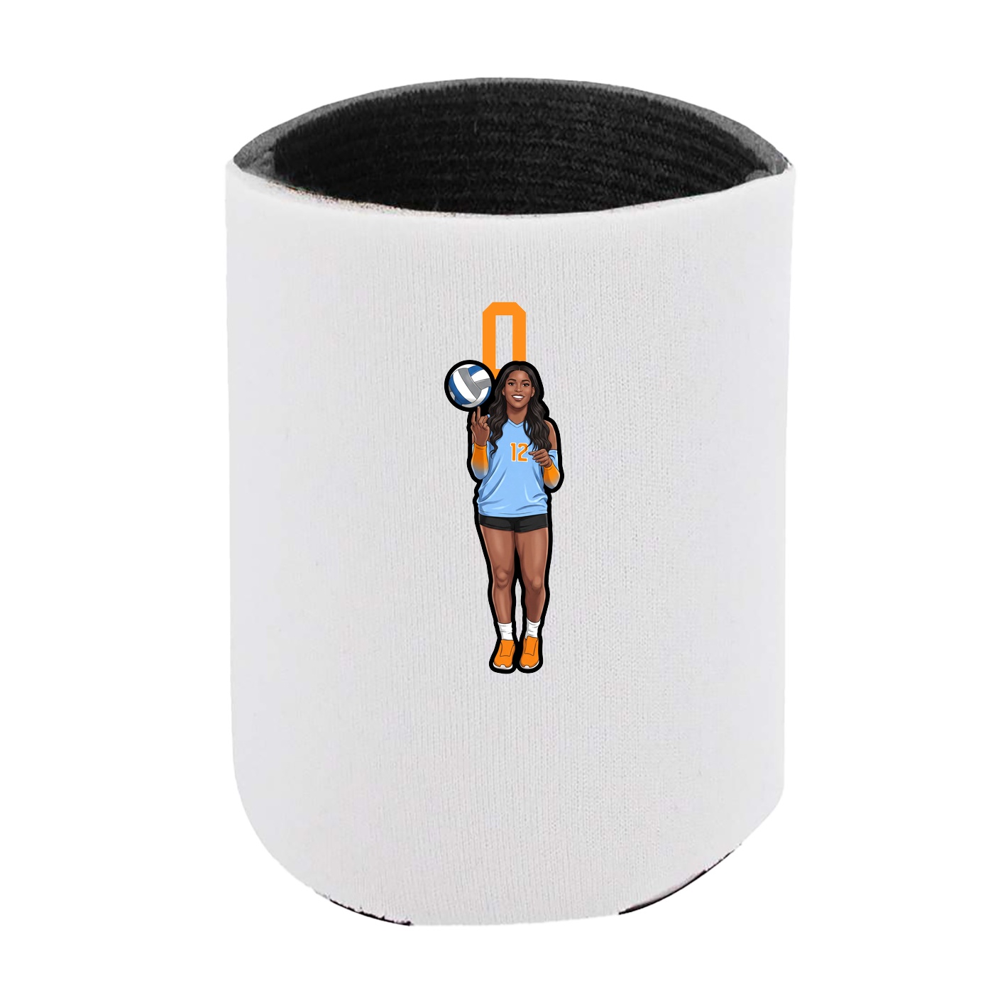 Can Holder — Number Top in White