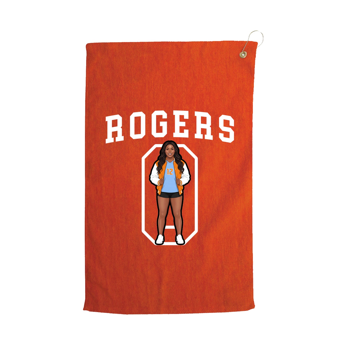 Golf Towel — Shirsey in Orange