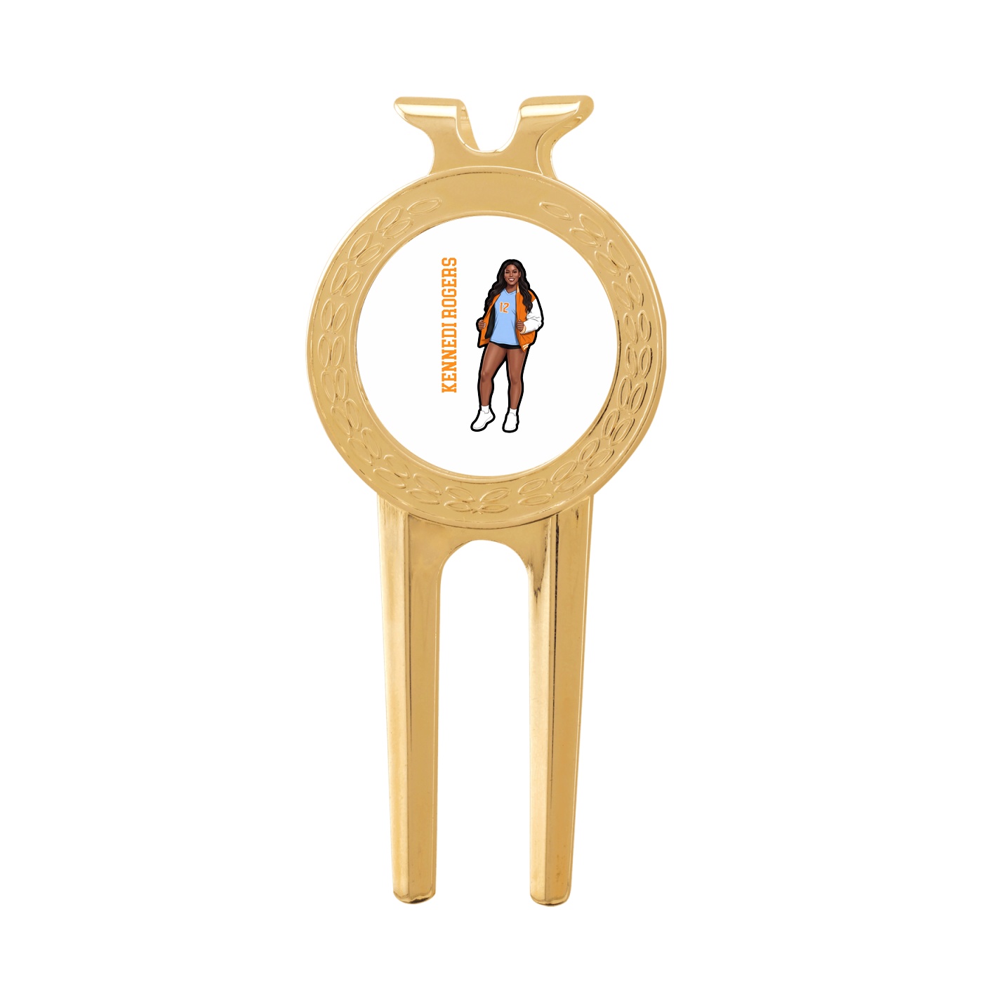 Divot Tool with Ball Marker — Name Vertical in Classic