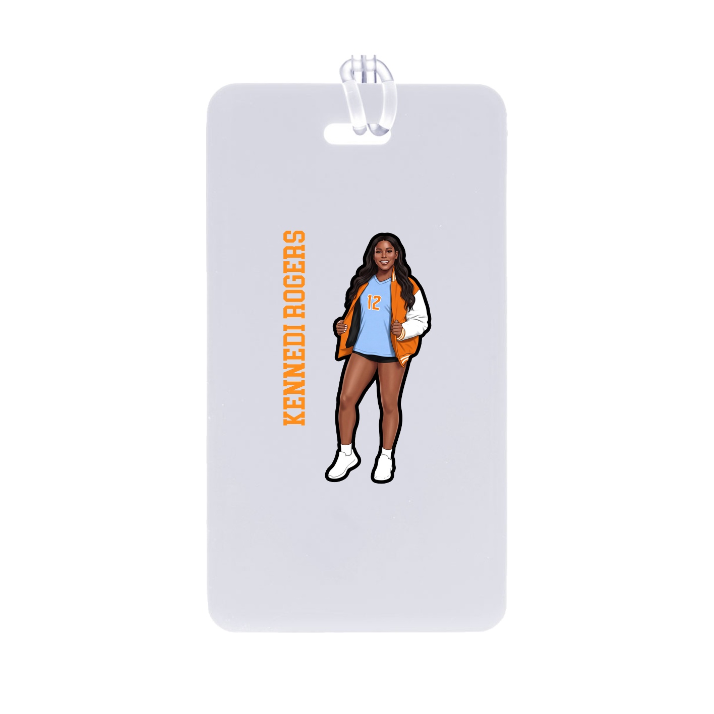 Bag Tag — Name Vertical in Classic