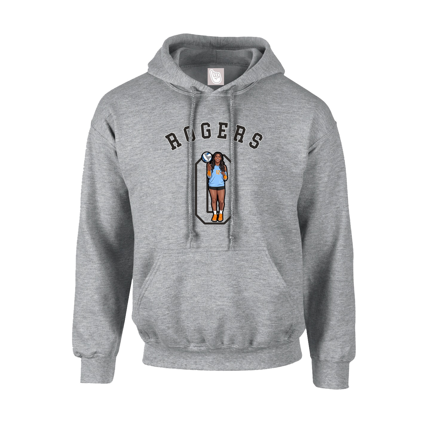 Hoodie — Shirsey Arch in Grey
