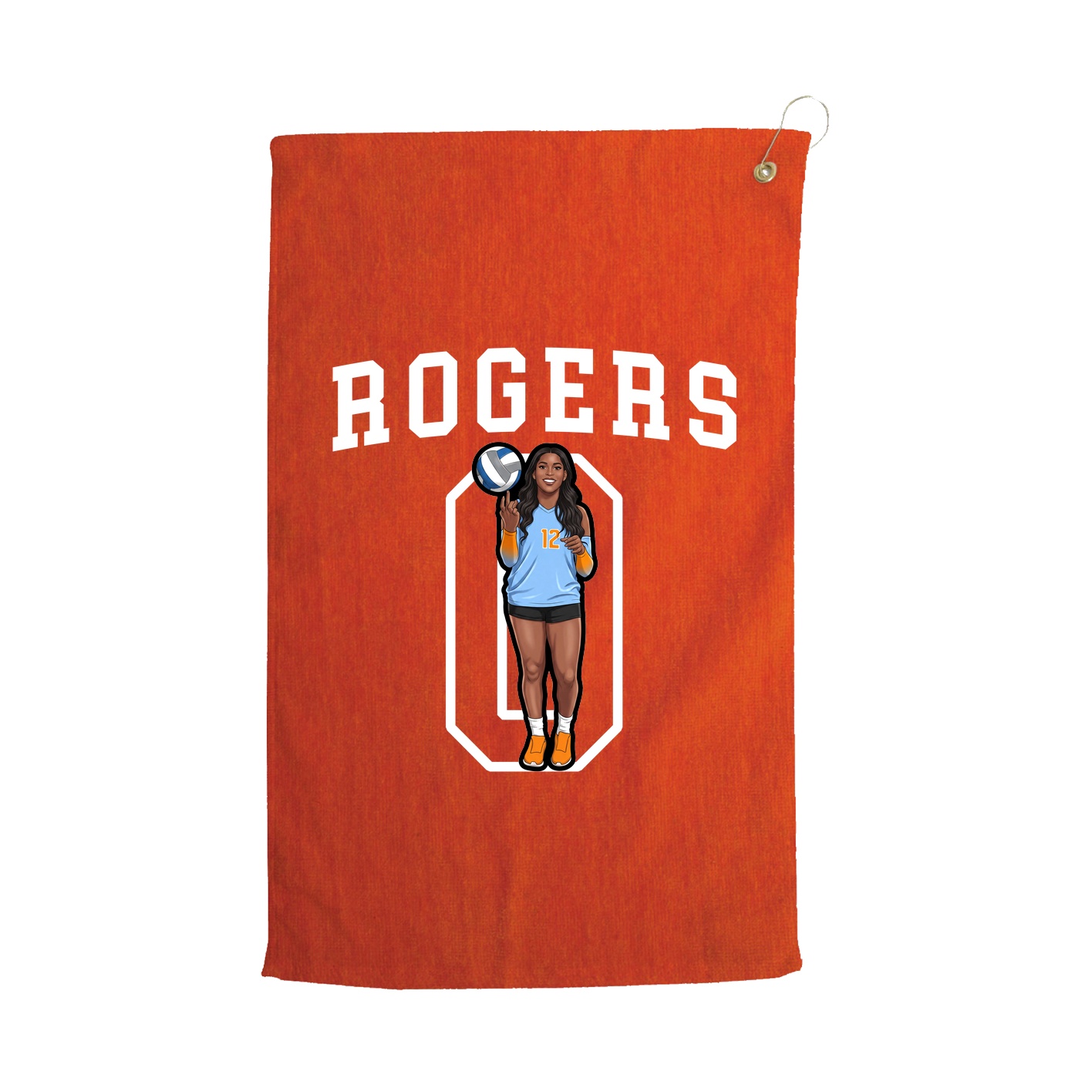 Golf Towel — Shirsey in Orange