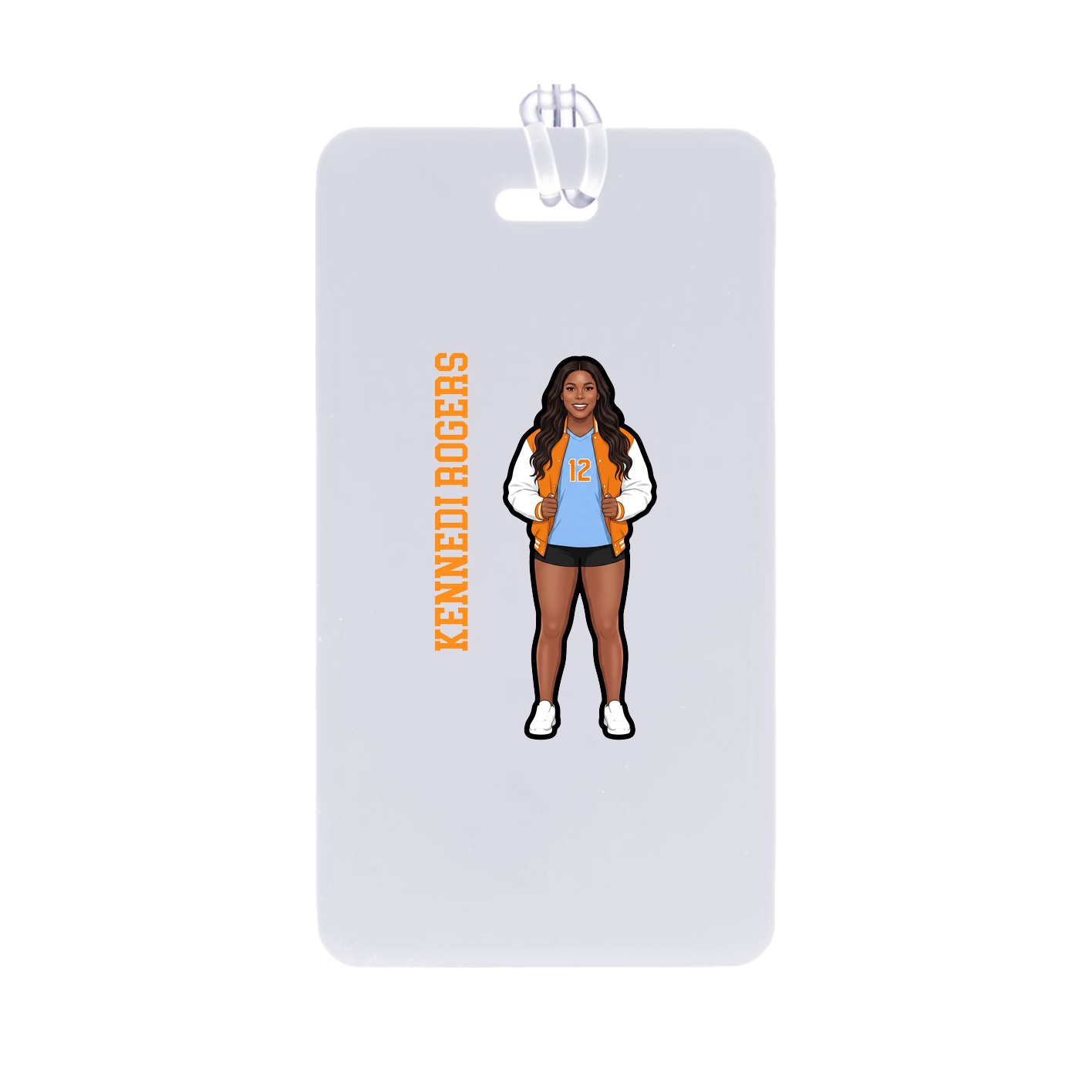 Bag Tag — Name Vertical in Classic
