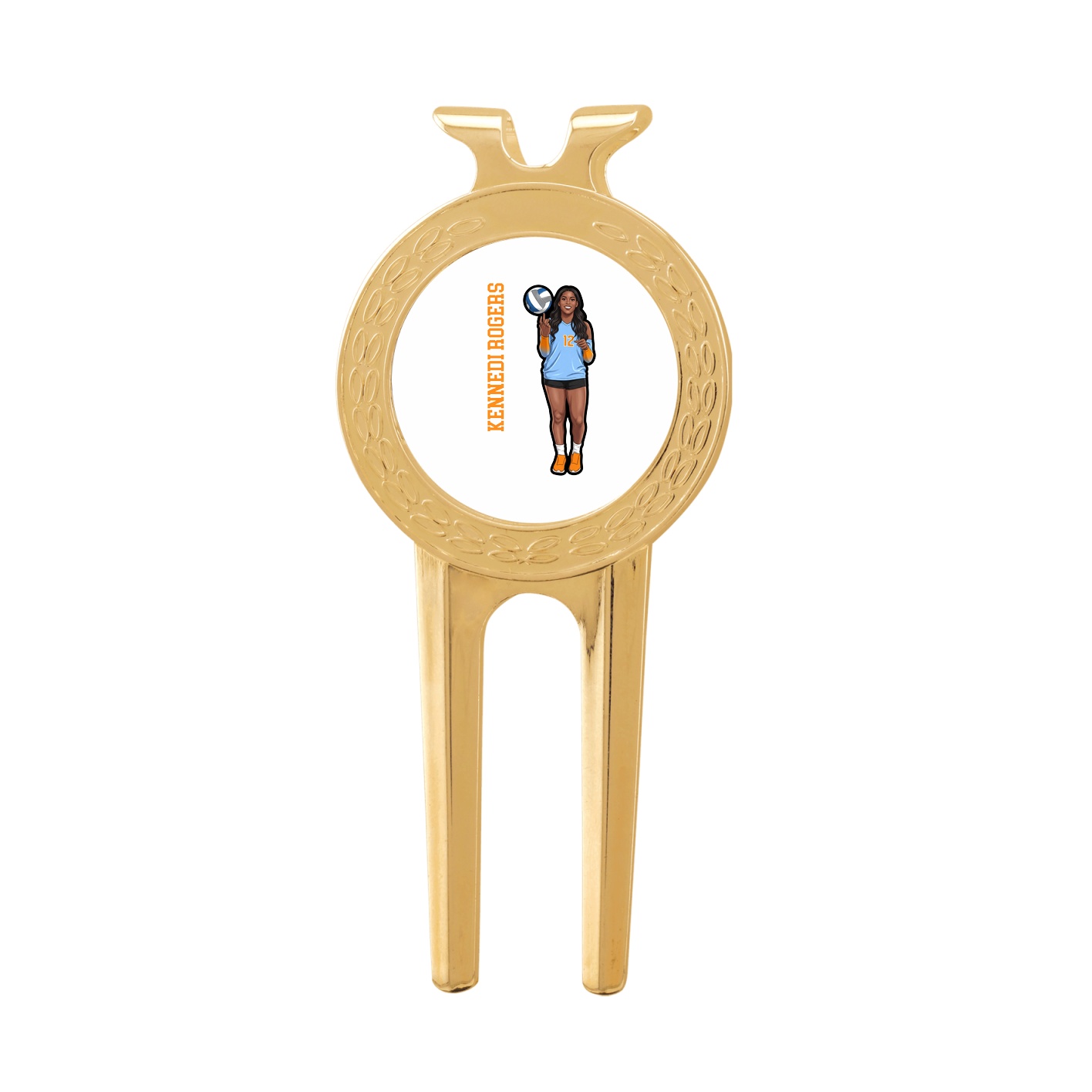 Divot Tool with Ball Marker — Name Vertical in Classic