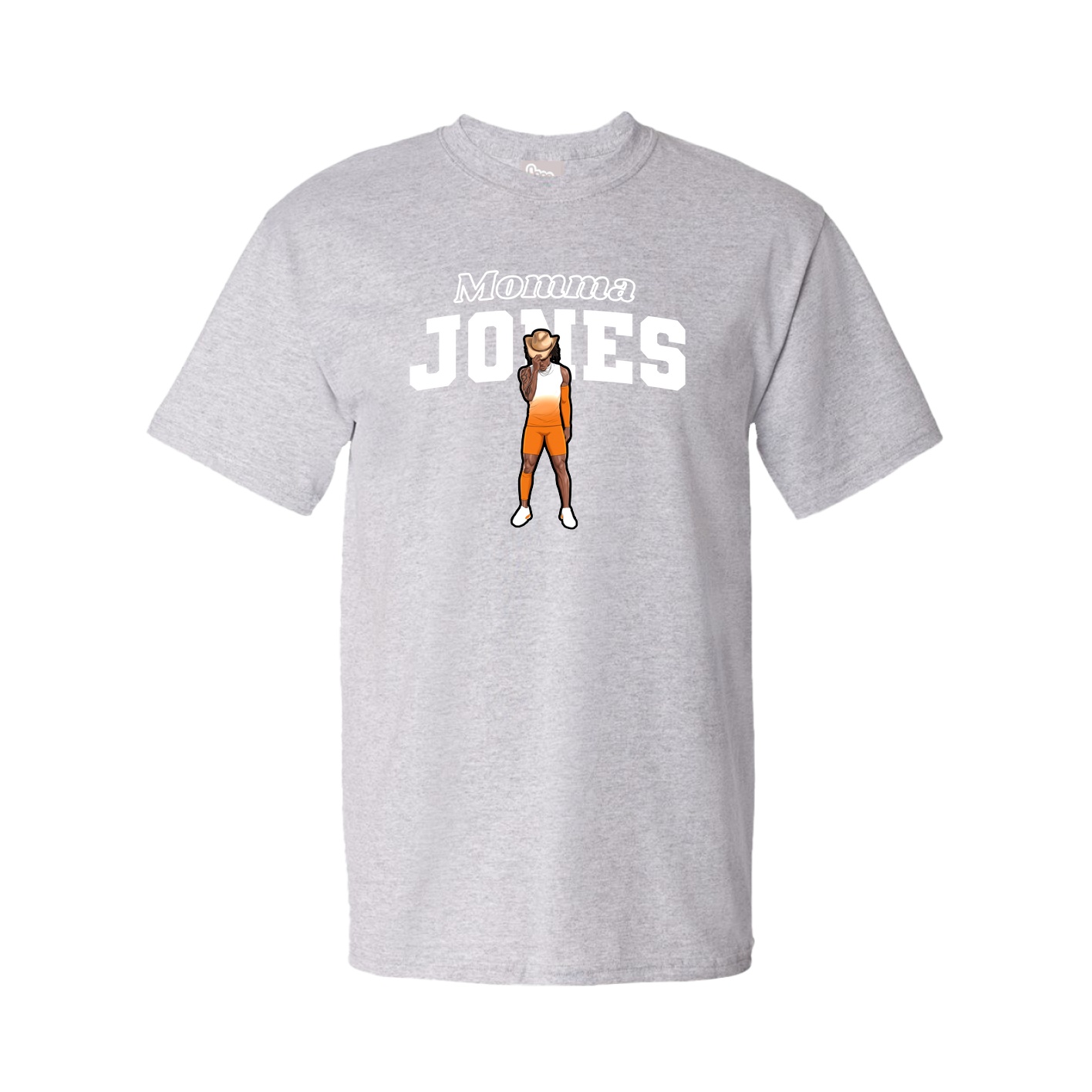 Youth Tee — Mothers Day Block in Grey