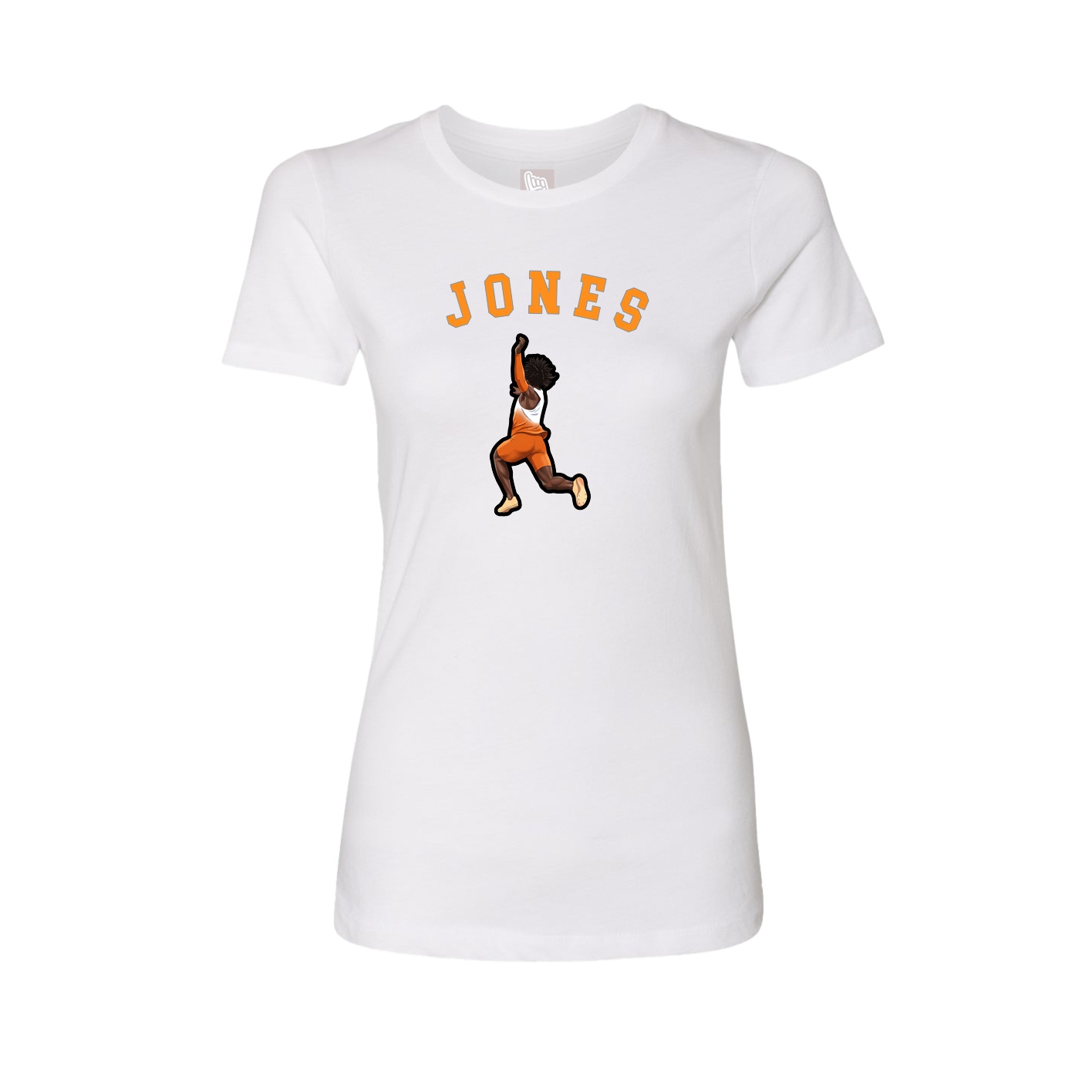 Fitted Women's Tee — Shirsey Arch in White