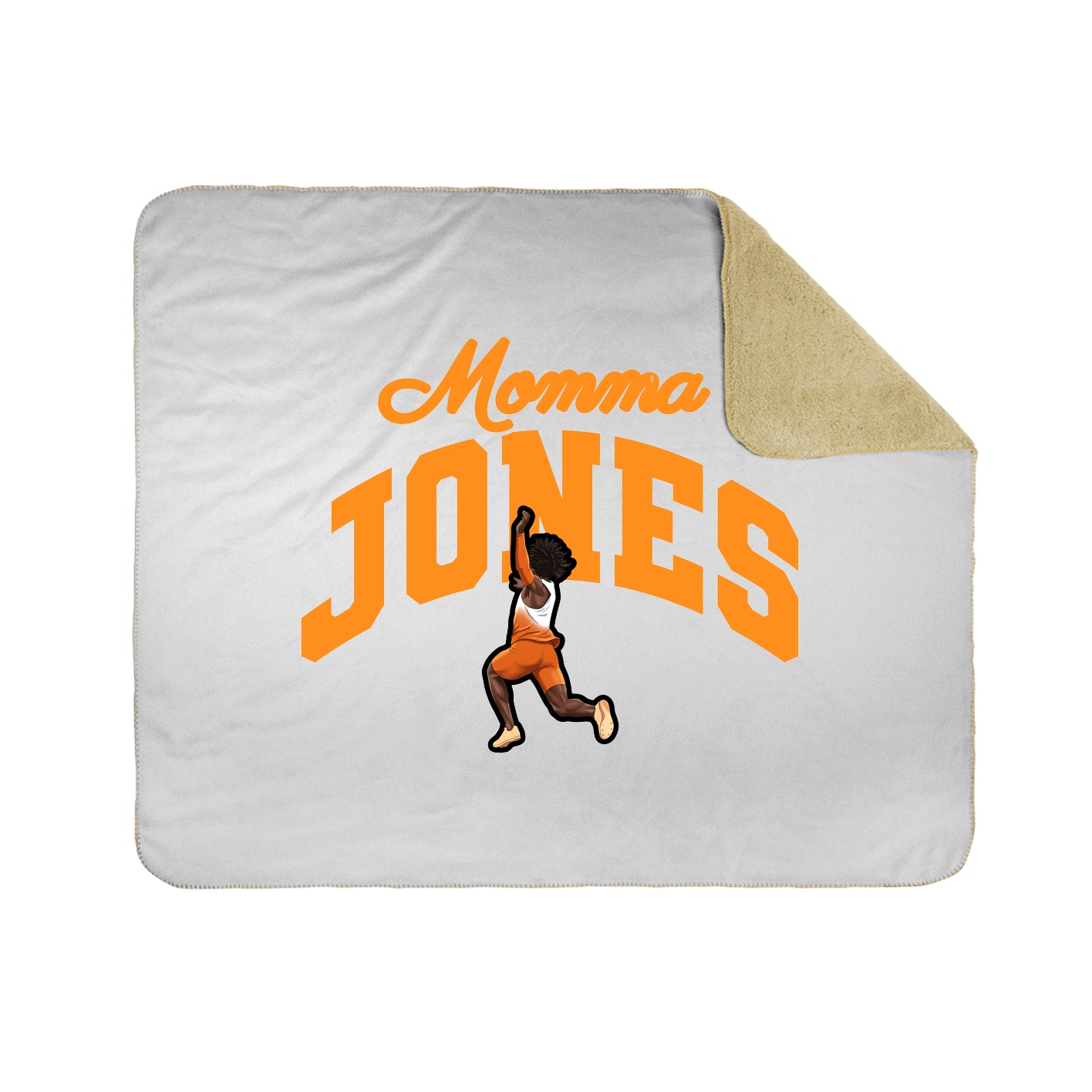 Throw Blanket — Mothers Day Arch in White